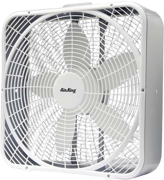 Air King 9723 20-Inch 3-Speed Box Fan , White