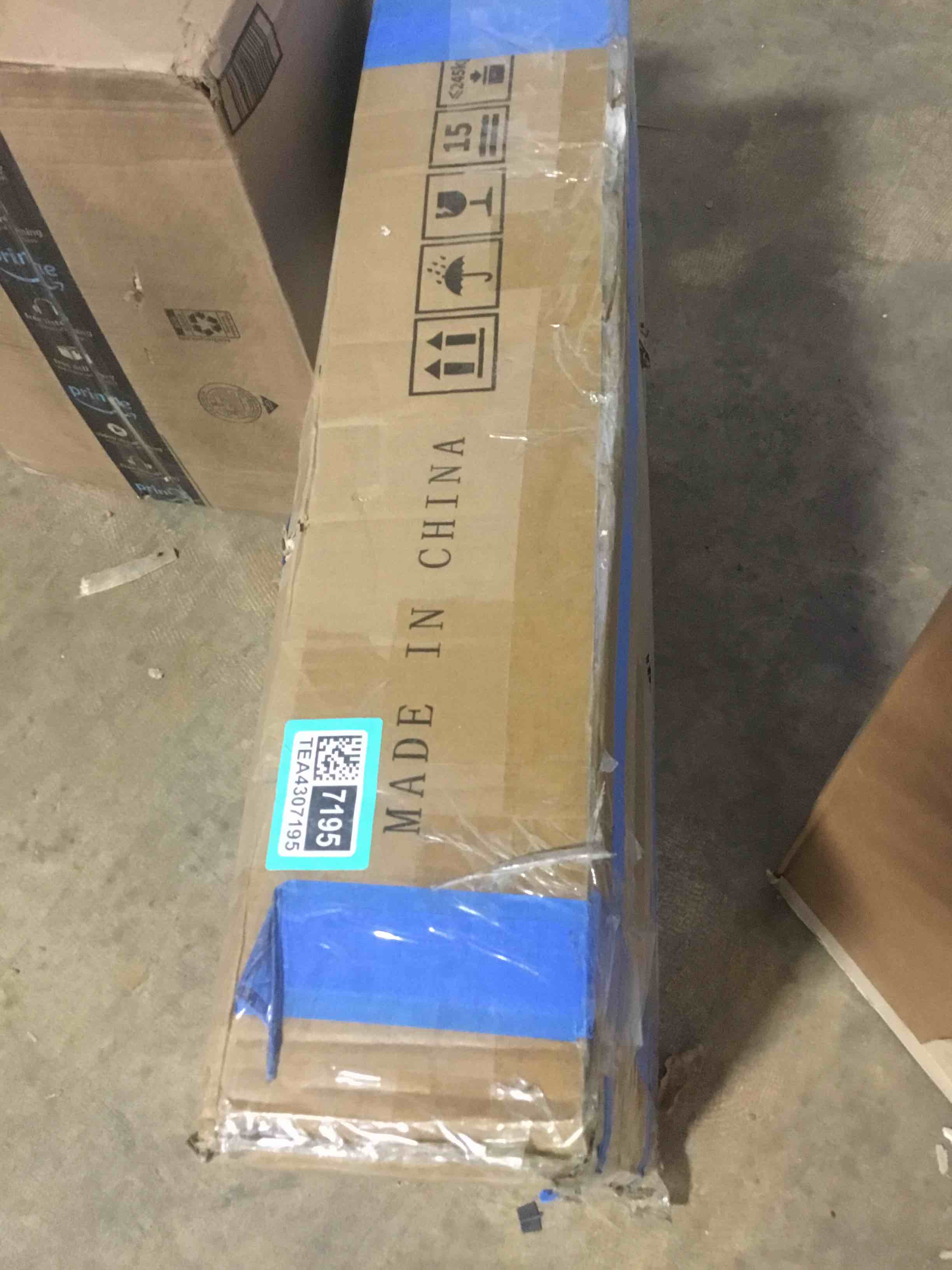 Condition photo showing Good Condition for DWVO Tilt Out Laundry Hamper - 53" Tall Bathroom Storage Cabinet Laundry Cabinet with Adjustable Shelves and Clothes Basket, Laundry Hamper Shelf for Laundry Room Bathroom Organizer, Black Black Closed Cabinet