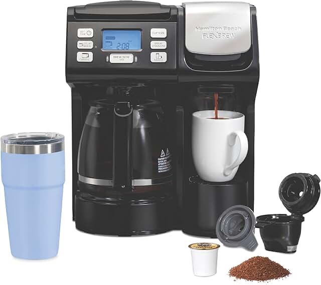 hamilton beach - flexbrew trio coffee maker - black