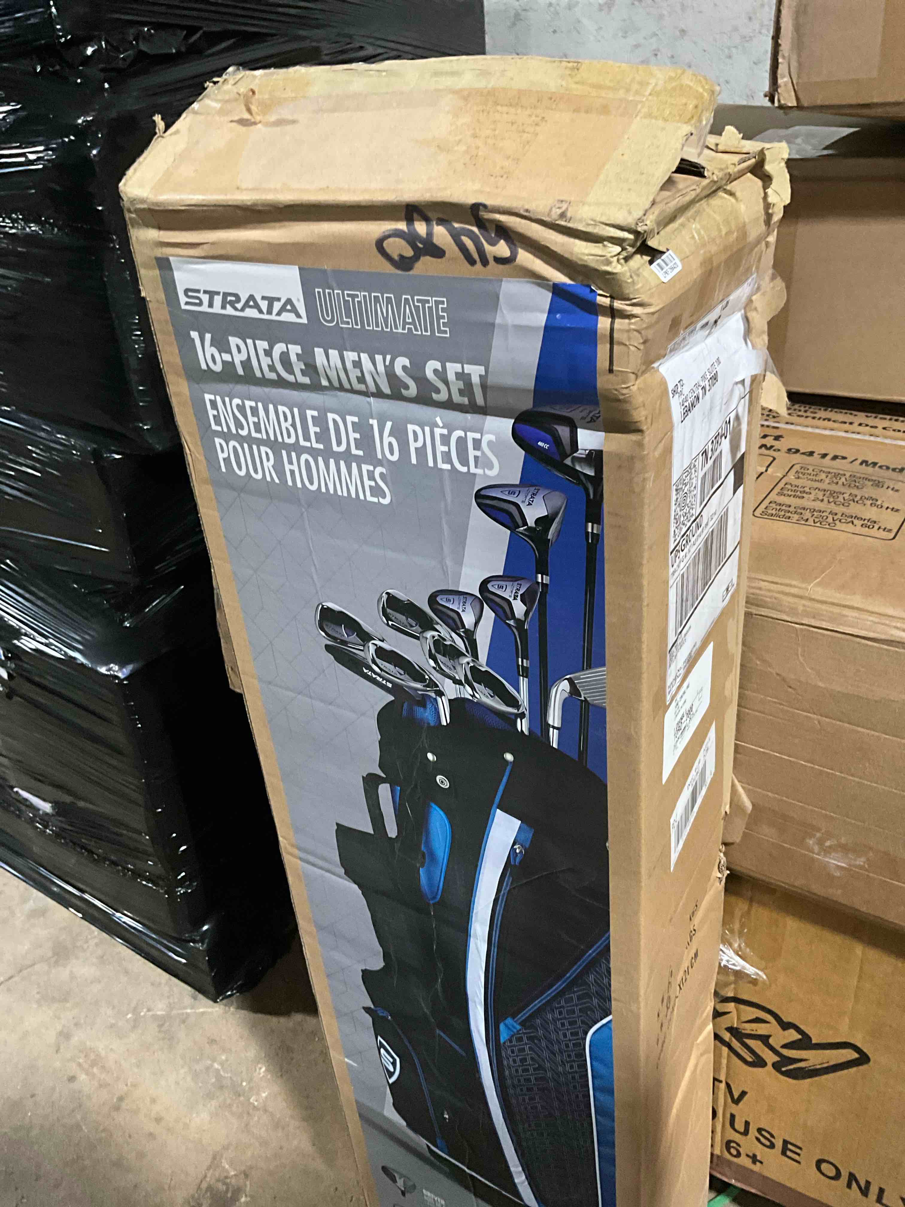 Condition photo showing New/Like New for RH 2019 Strata Ultimate Mens 16-Piece Complete Set Strata Graphite/Steel Regular