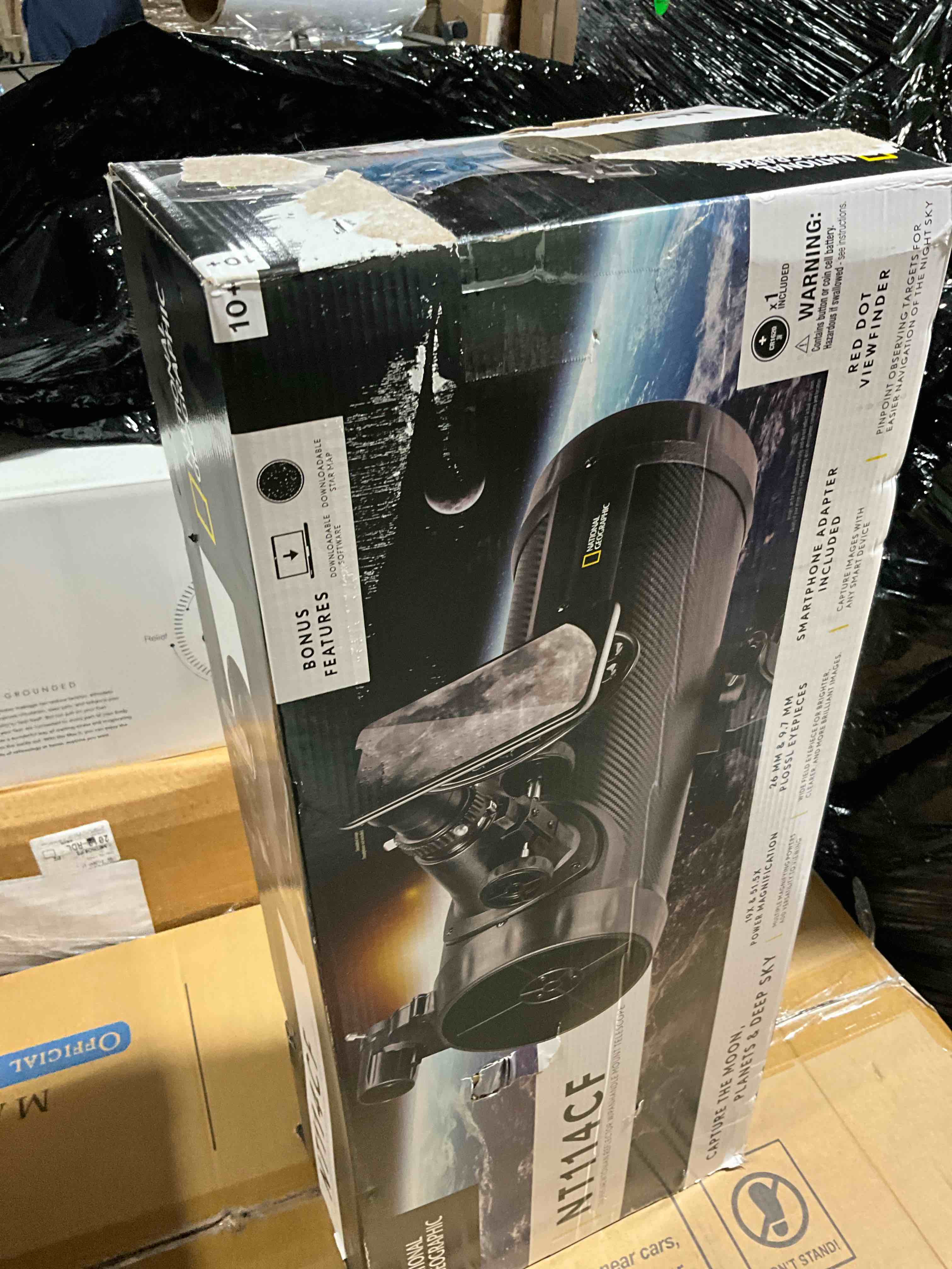 Condition photo showing New/Like New for National Geographic Explorer 114mm Reflecting Telescope