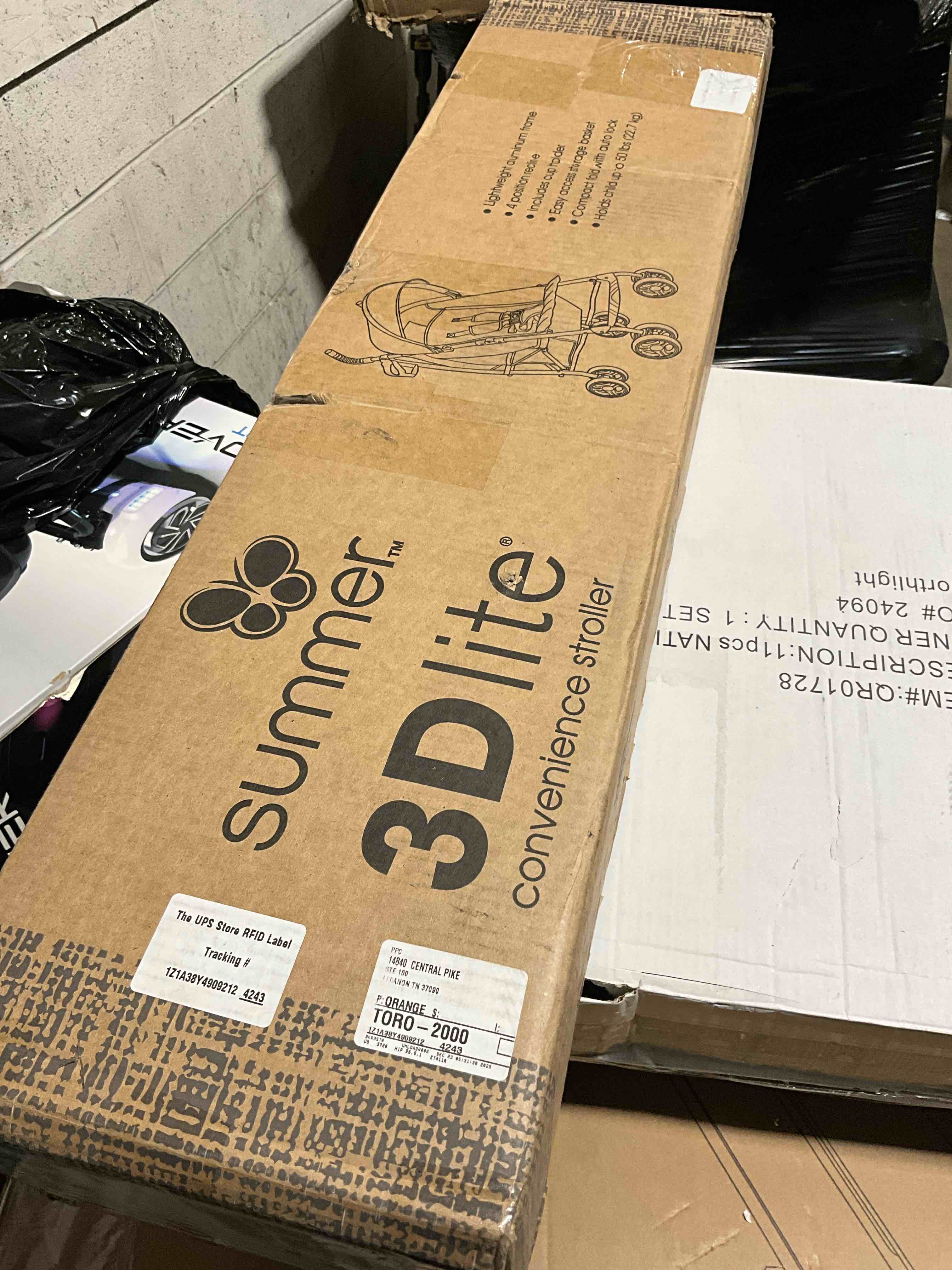 Condition photo showing New/Like New for Summer Infant - Summer 3Dlite Convenience Stroller - Black