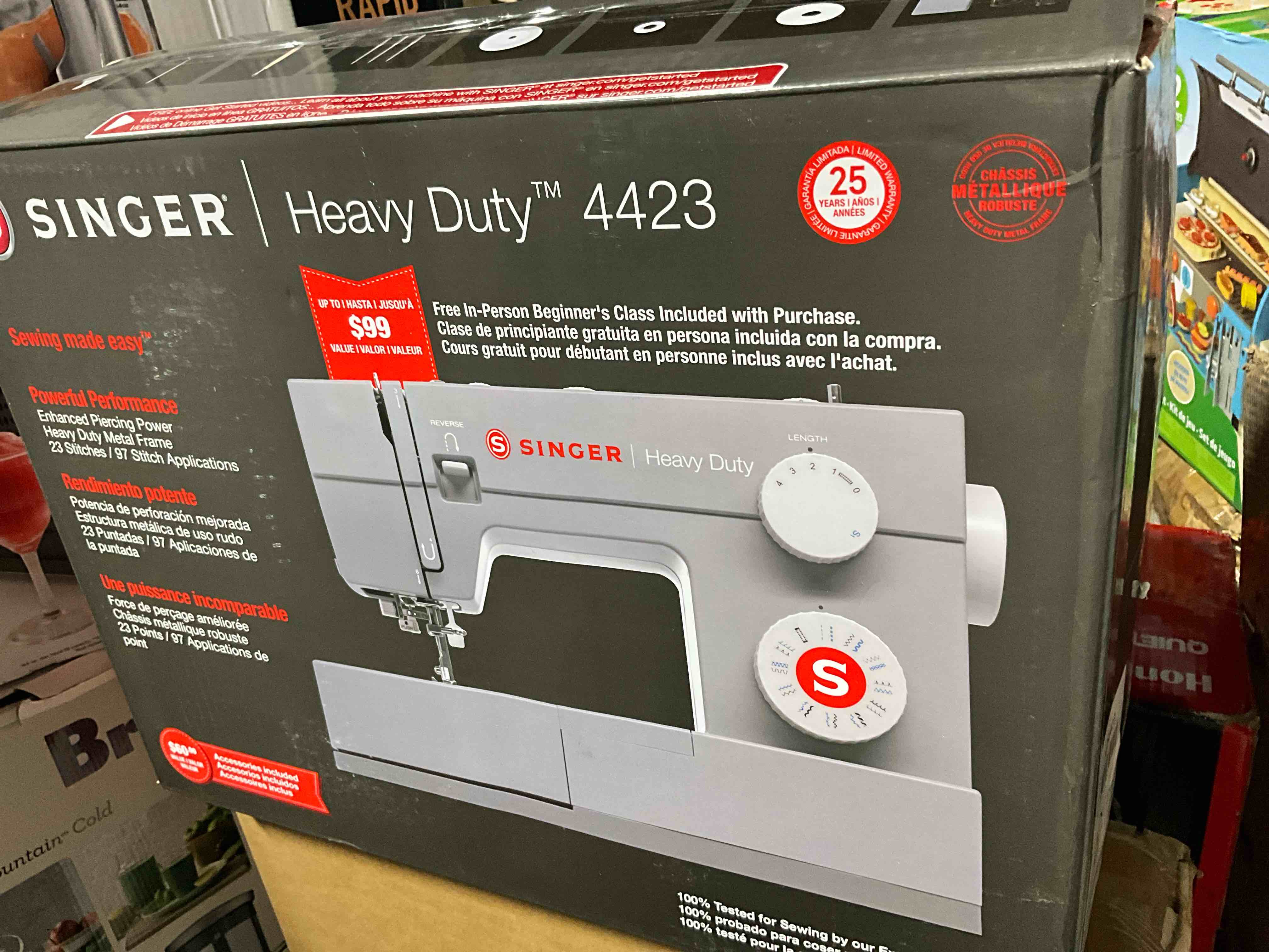 Condition photo showing Good Condition for Singer® Heavy Duty 4423 Sewing Machine With 97 Stitch Applications