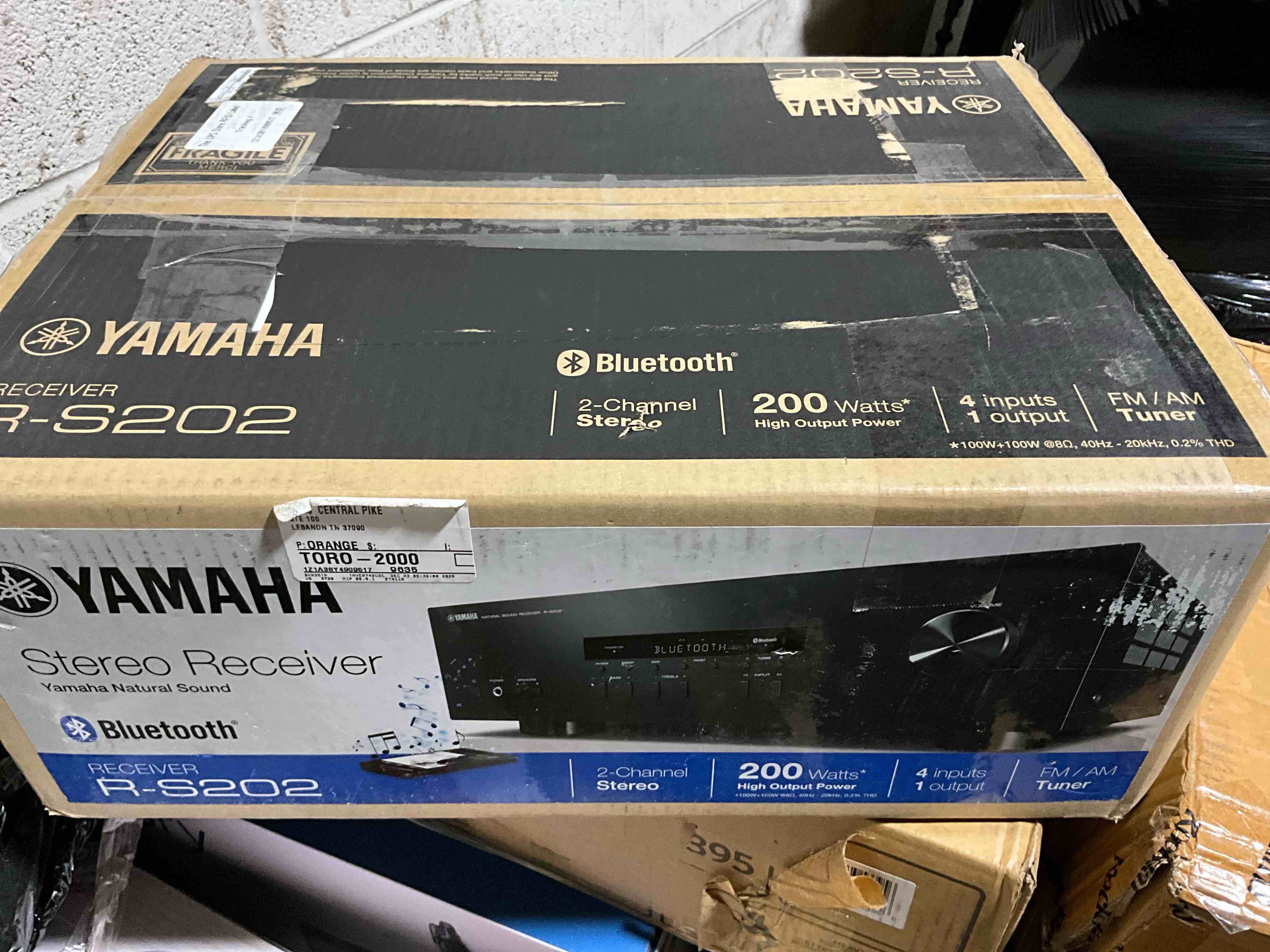Condition photo showing New/Like New for Yamaha - 200W 2-Ch. Stereo Receiver - Black