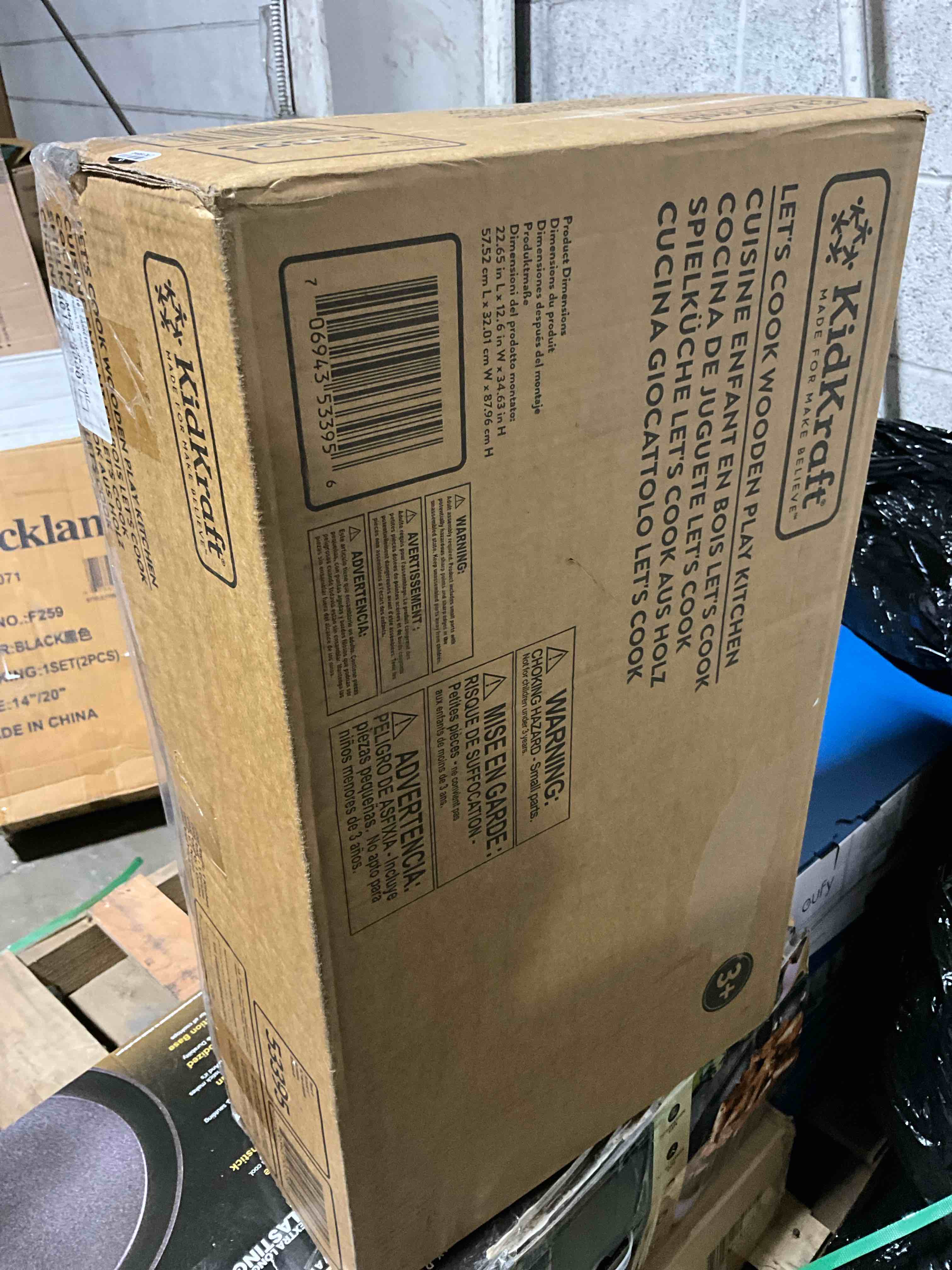 Condition photo showing New/Like New for KidKraft Let's Cook Wooden Play Kitchen