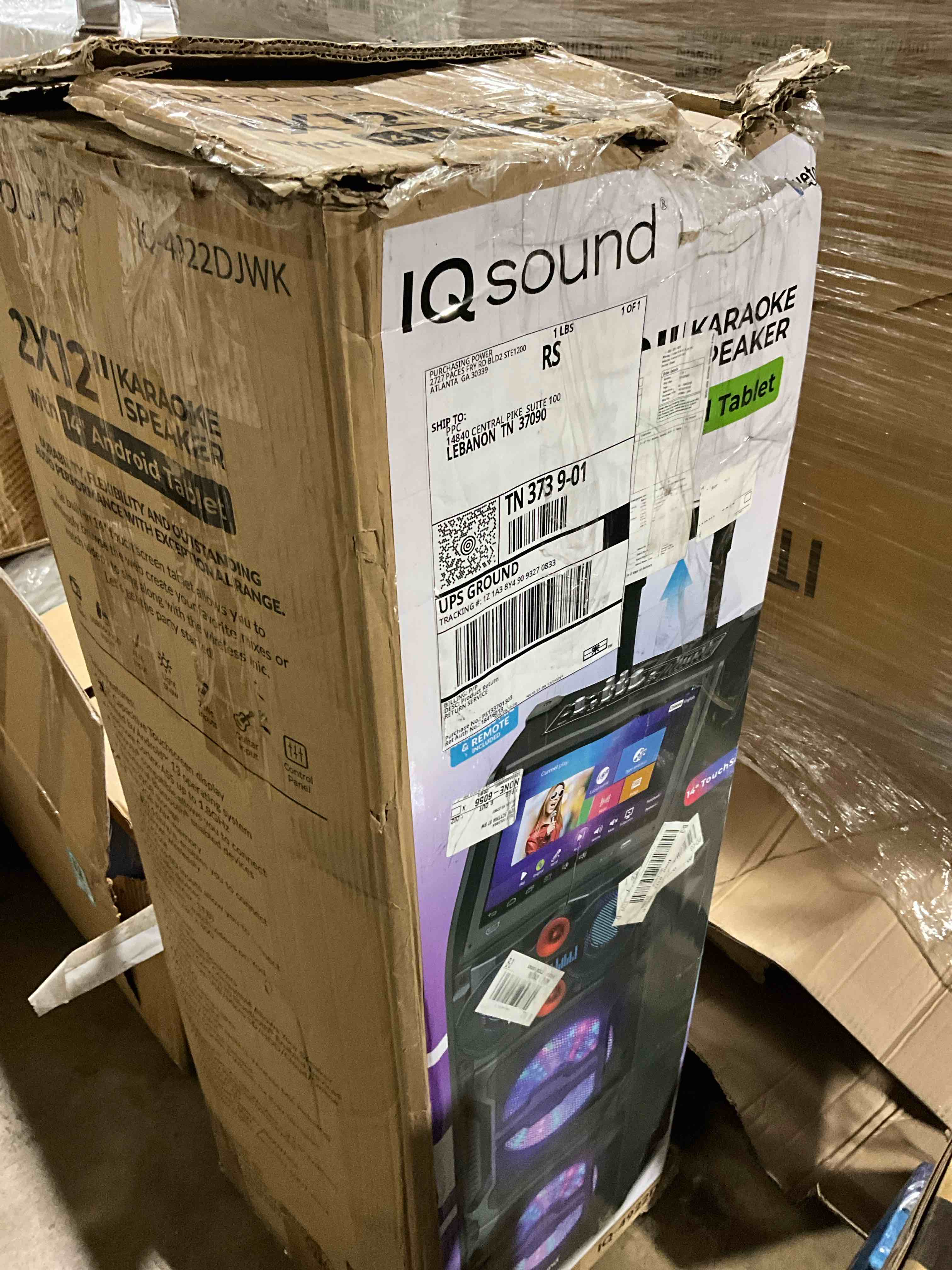 Condition photo showing Good Condition for Supersonic Bluetooth Corded Electric Pro-Karaoke Speaker with Microphone and Remote Control Black