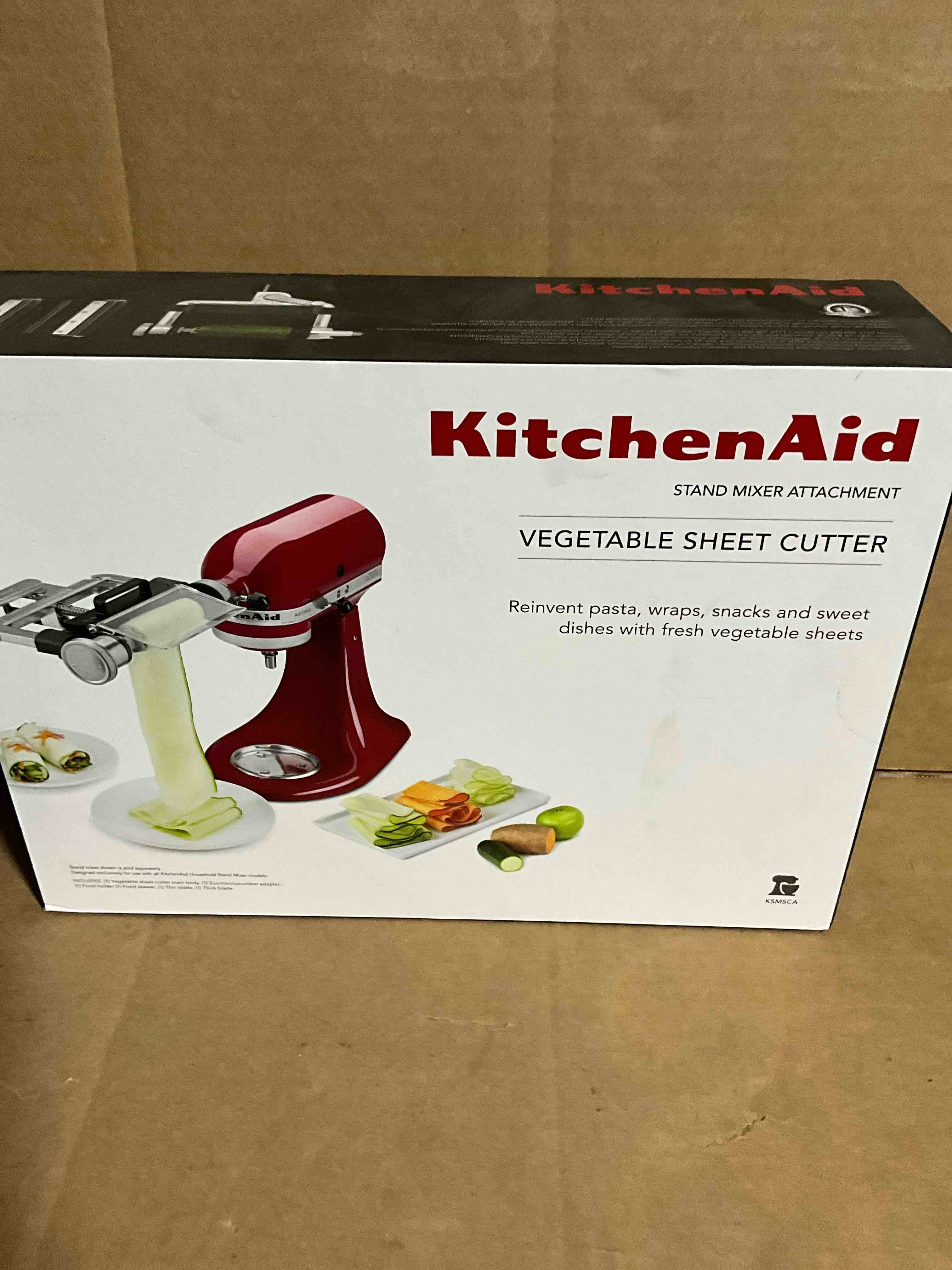 Condition photo showing New/Like New for KitchenAid Vegetable Sheet Cutter Attachment  KSMSCA