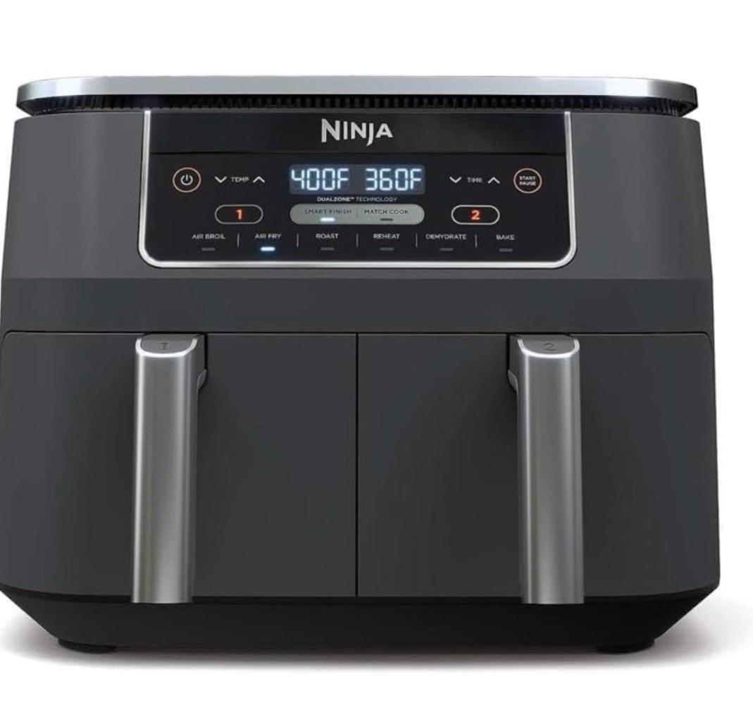 Ninja® Foodi® 6-in-1  8-qt. 2-Basket Air Fryer with DualZone™ Technology  DZ201