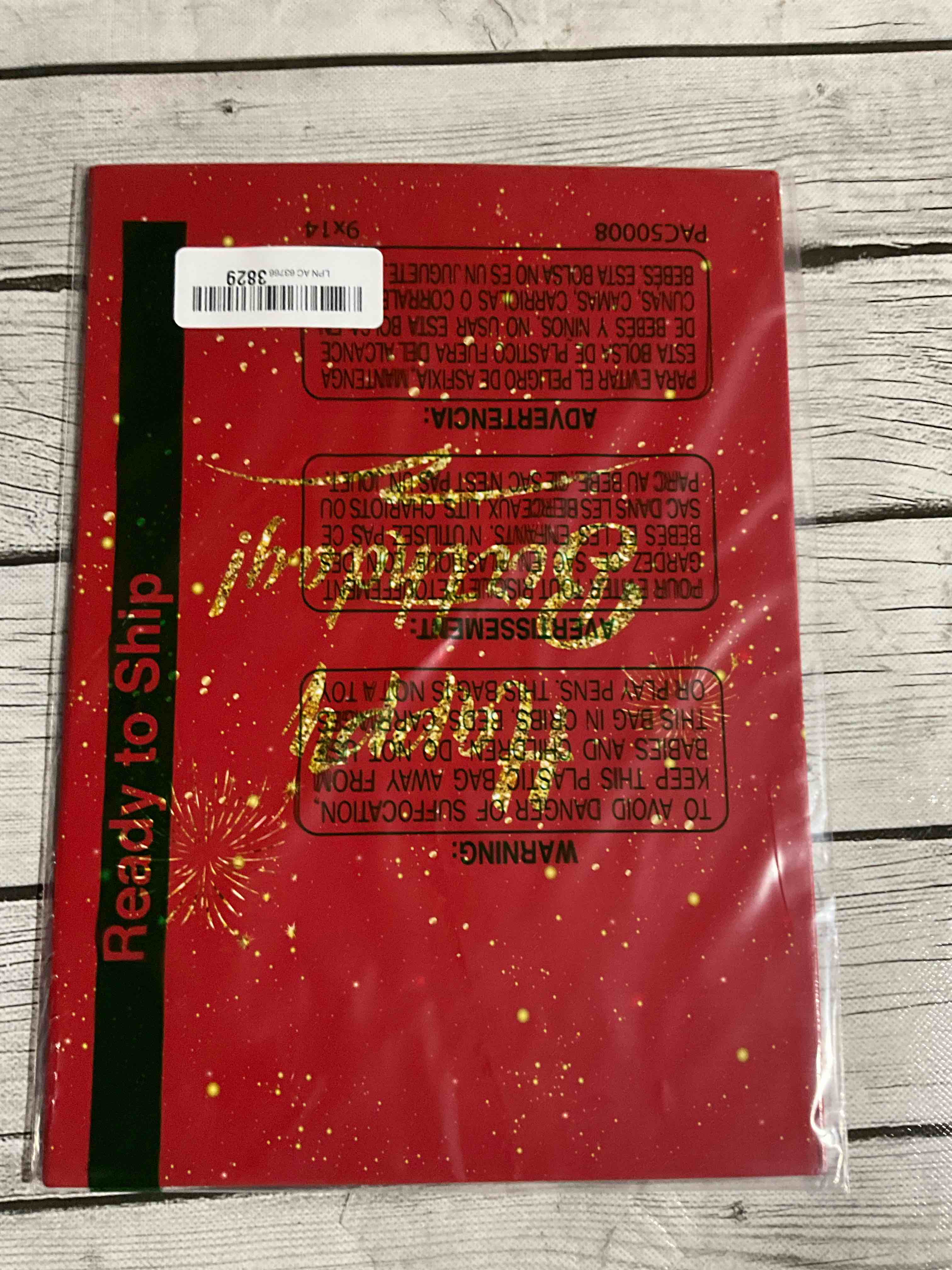 Condition photo showing New/Like New for Red Gold Birthday Decorations,Happy Birthday Guest Book Card Alternative,Red Gold Signature Book Creative for Men Women Boys Girls Birthday Anniversary Party Supplies Favors Decor Gifts Greeting Card