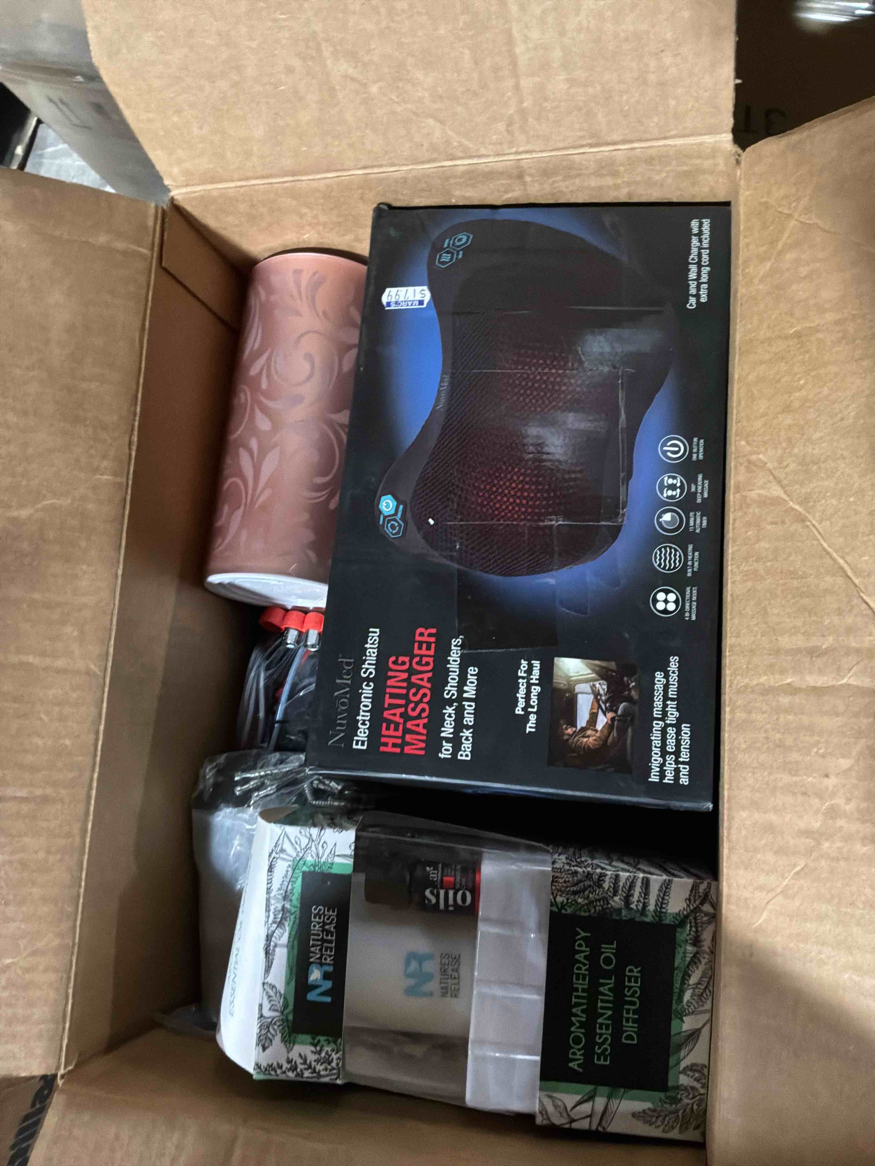 box lot of miscellaneous items