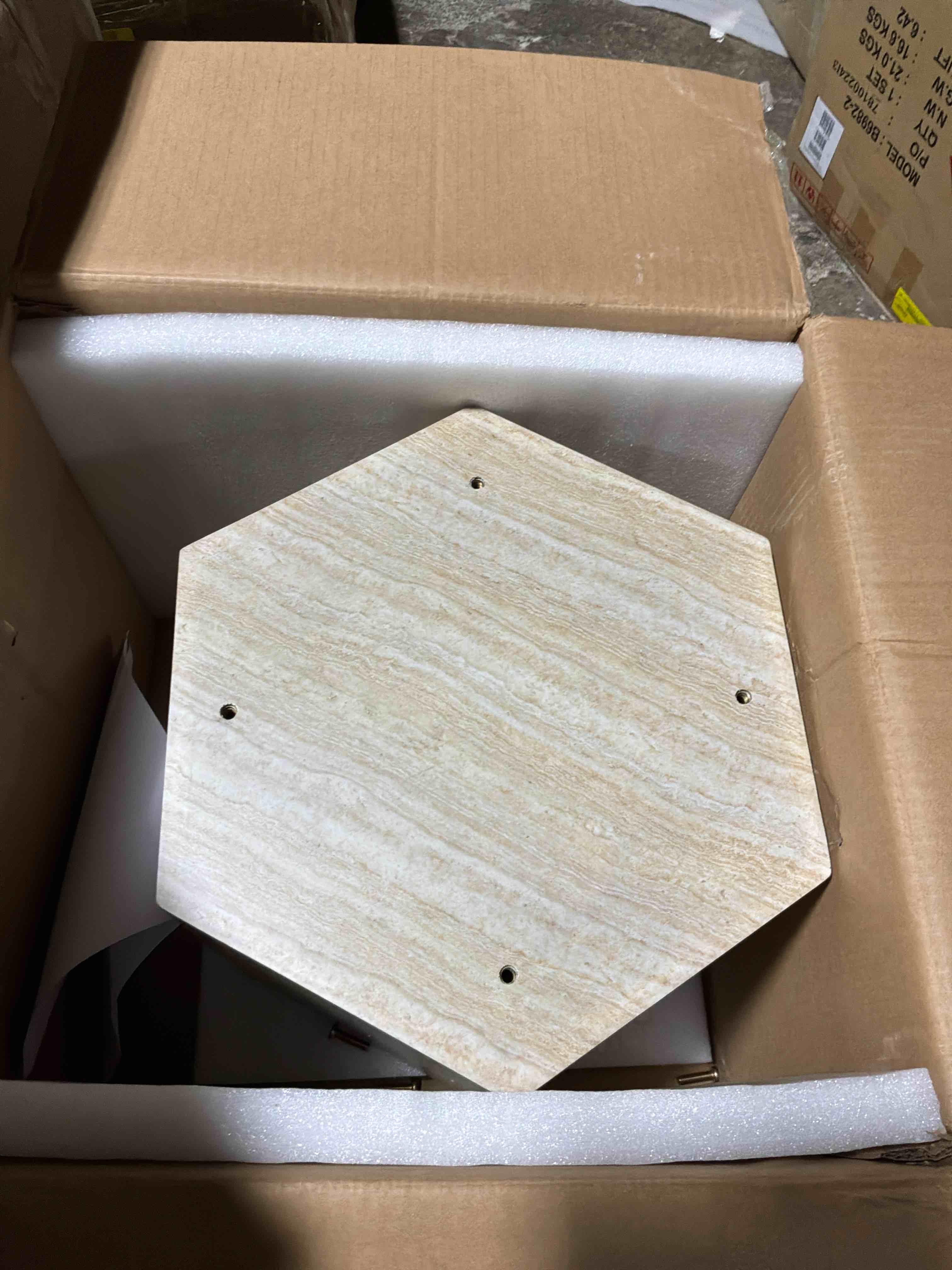 Condition photo showing New/Like New for french style retro design coffee table, base only
