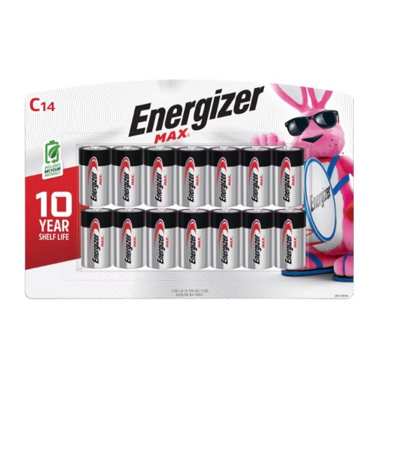 Energizer MAX C Batteries, 14 pk