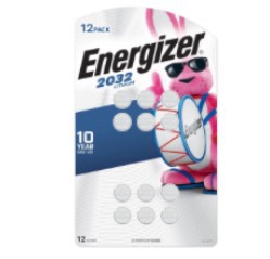 energizer 2032 lithium coin battery  12-pack