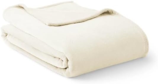 member's mark cloud touch oversized blanket, vanilla dream, ultra soft plush