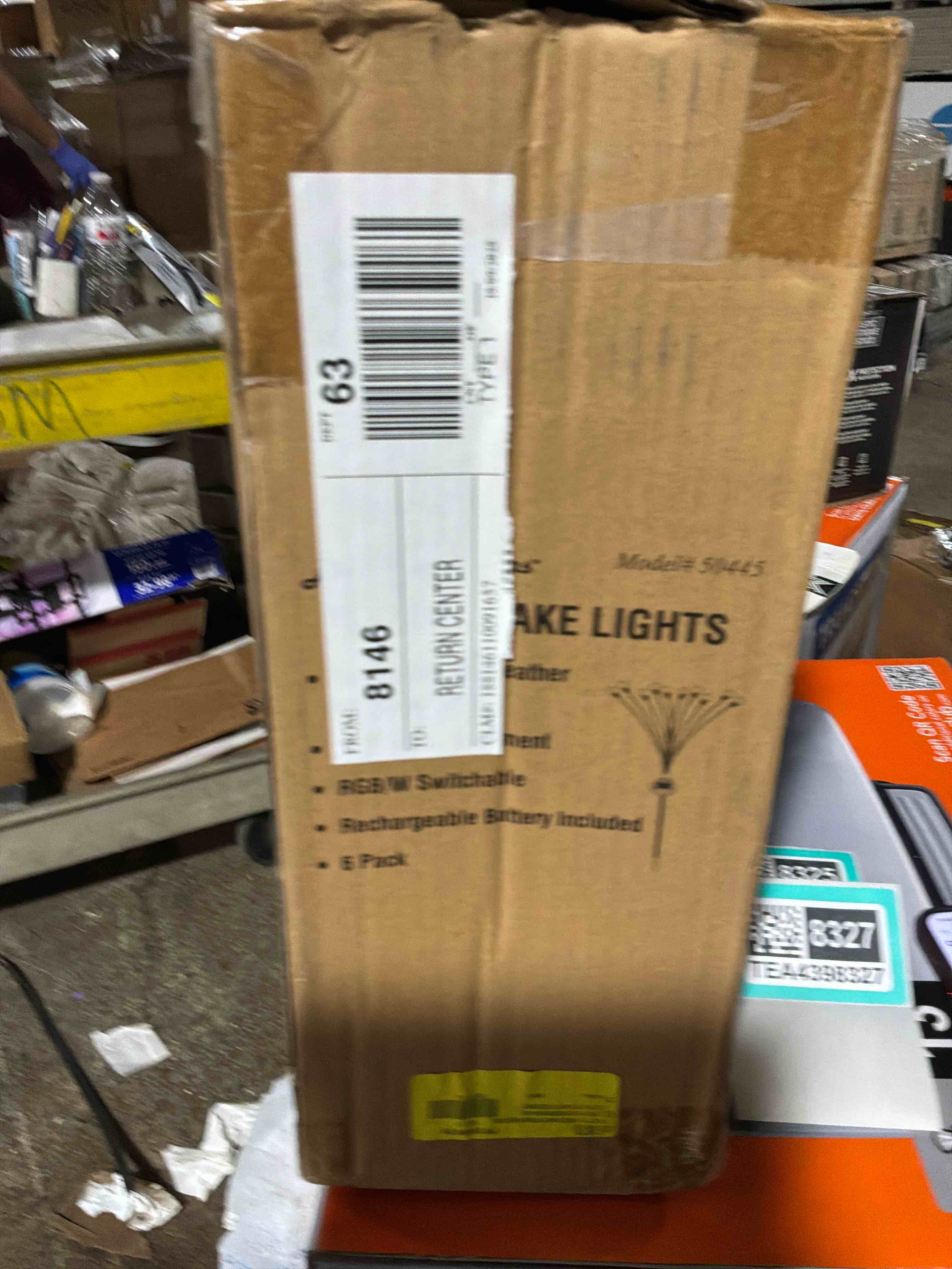 Condition photo showing Good Condition for deck impressions multi-color solar firefly lights, 6-pack