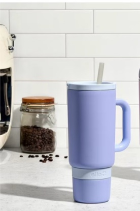 ello port 40-oz. stainless steel tumbler with handle, assorted colors