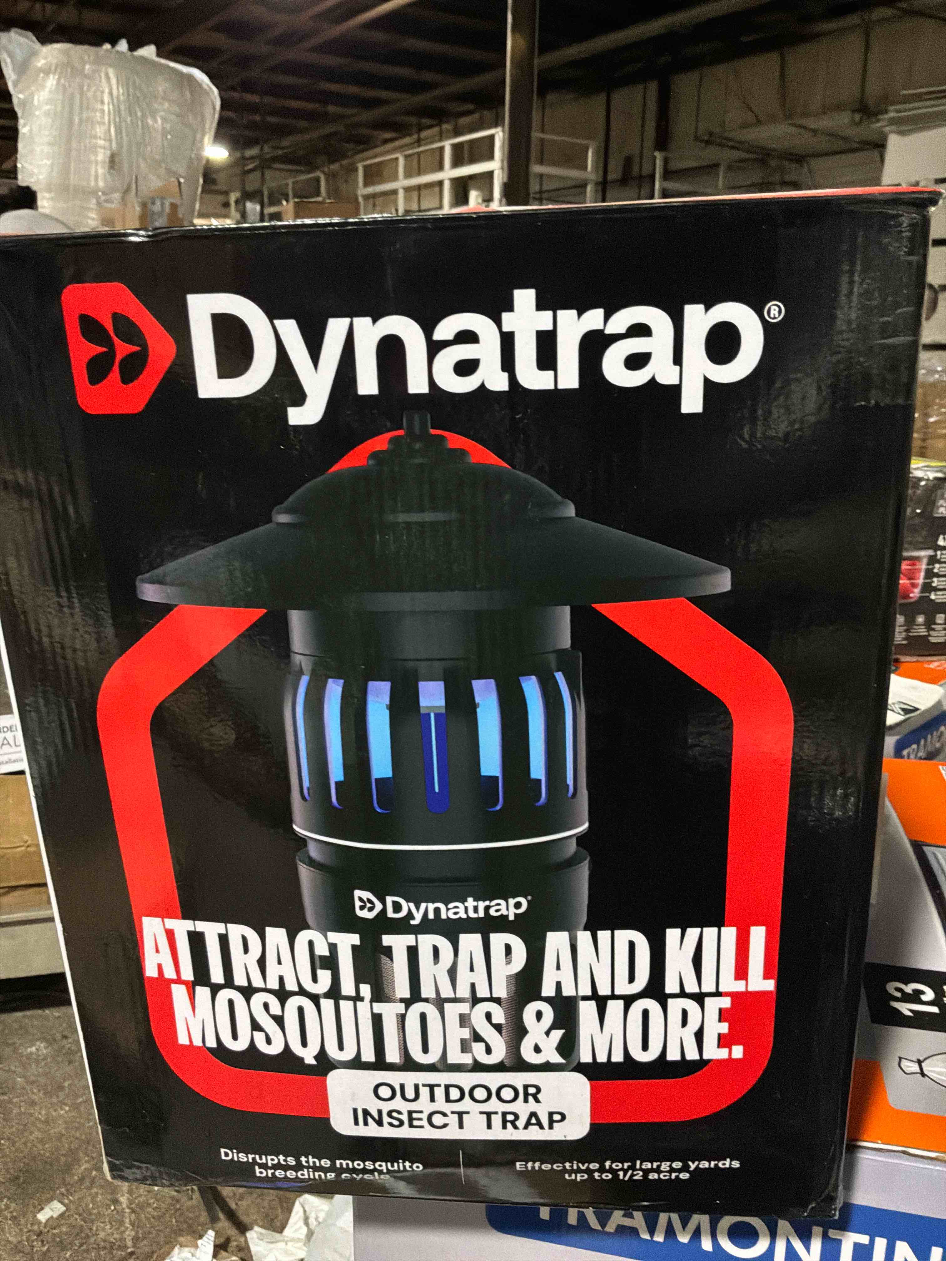 Condition photo showing Good Condition for dynatrap ½ acre mosquito and insect trap - twist on/off with 2 replacement bulbs