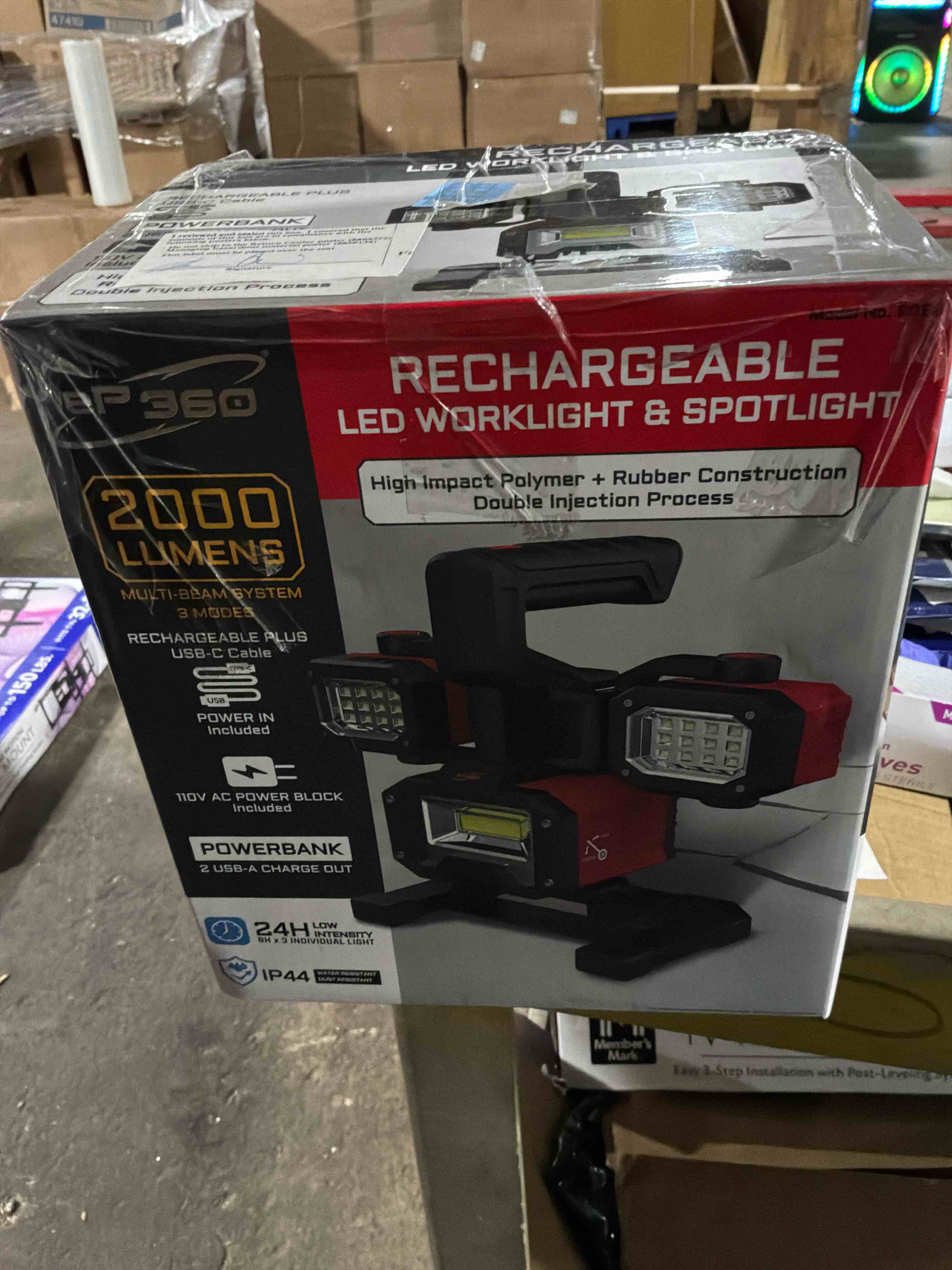 Condition photo showing Good Condition for epower360 2000 lumens rechargeable led worklight & spotlight