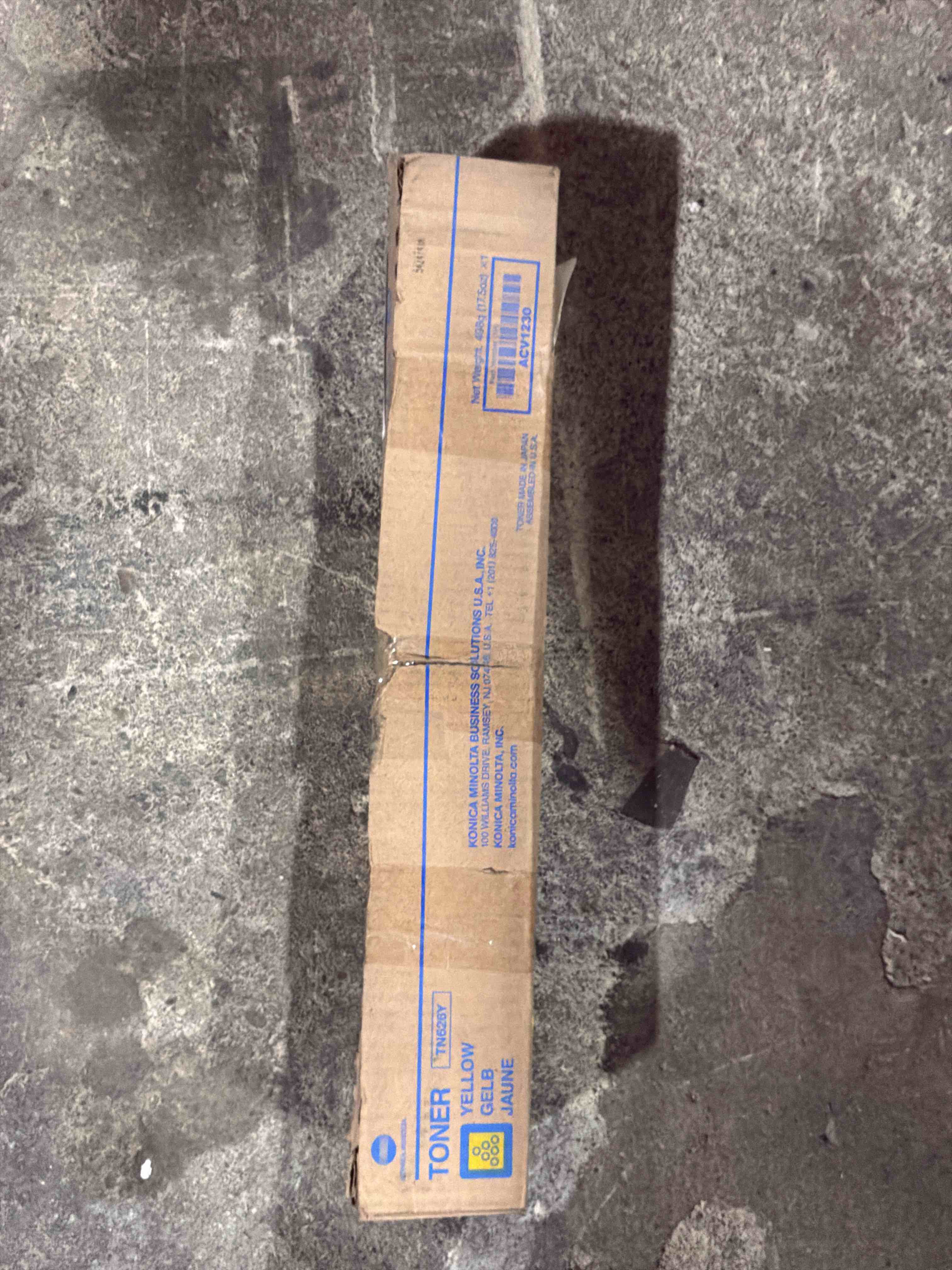 Condition photo showing New/Like New for konica minolta tn-626y (acv1230) yellow toner cartridge