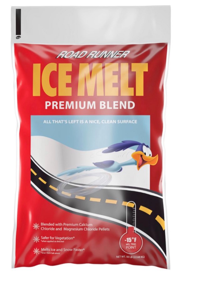 scotwood road runner blend ice melt 50 lb. bag