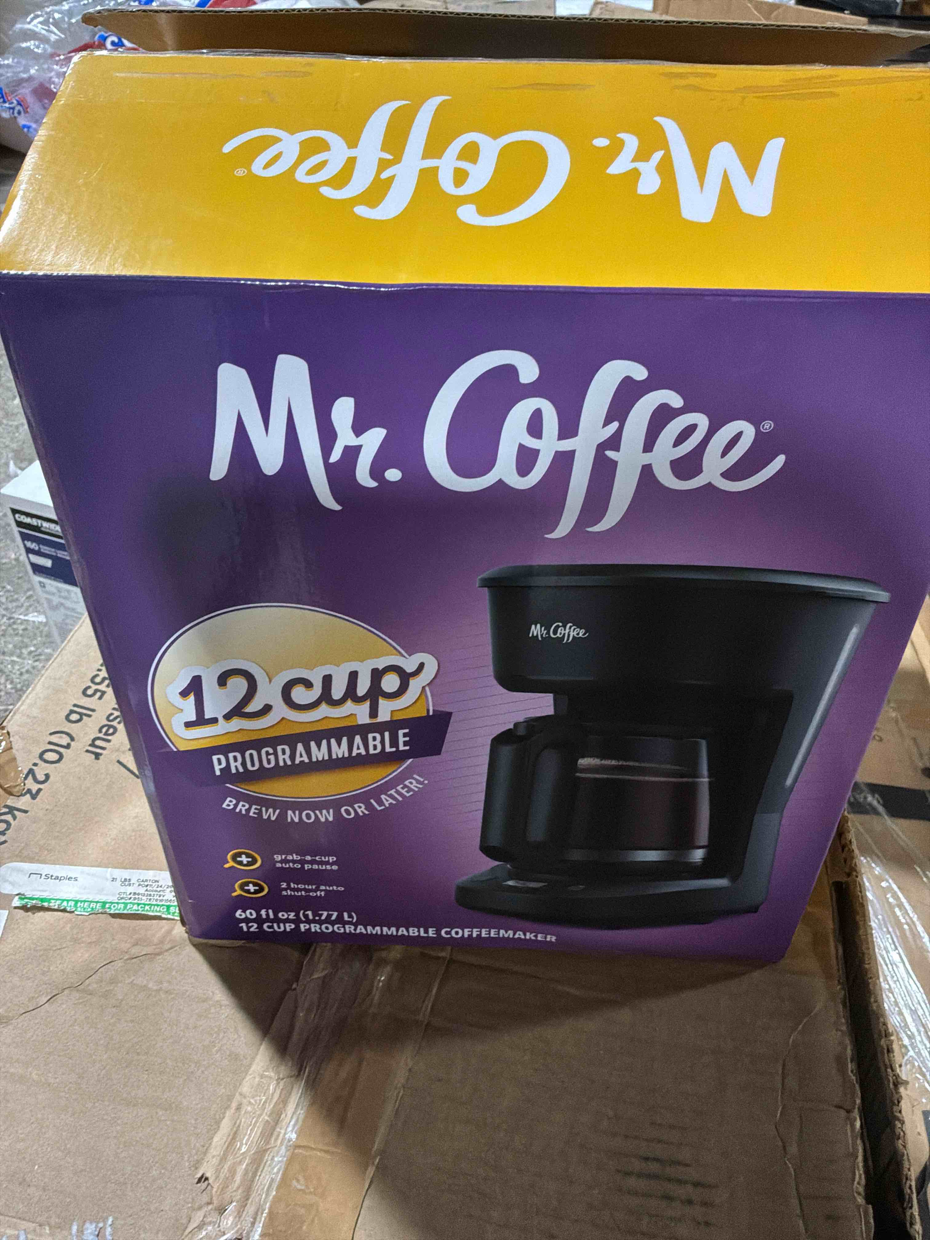 Condition photo showing Good Condition for mr. coffee 12 cup programmable coffee maker with strong brew, stainless