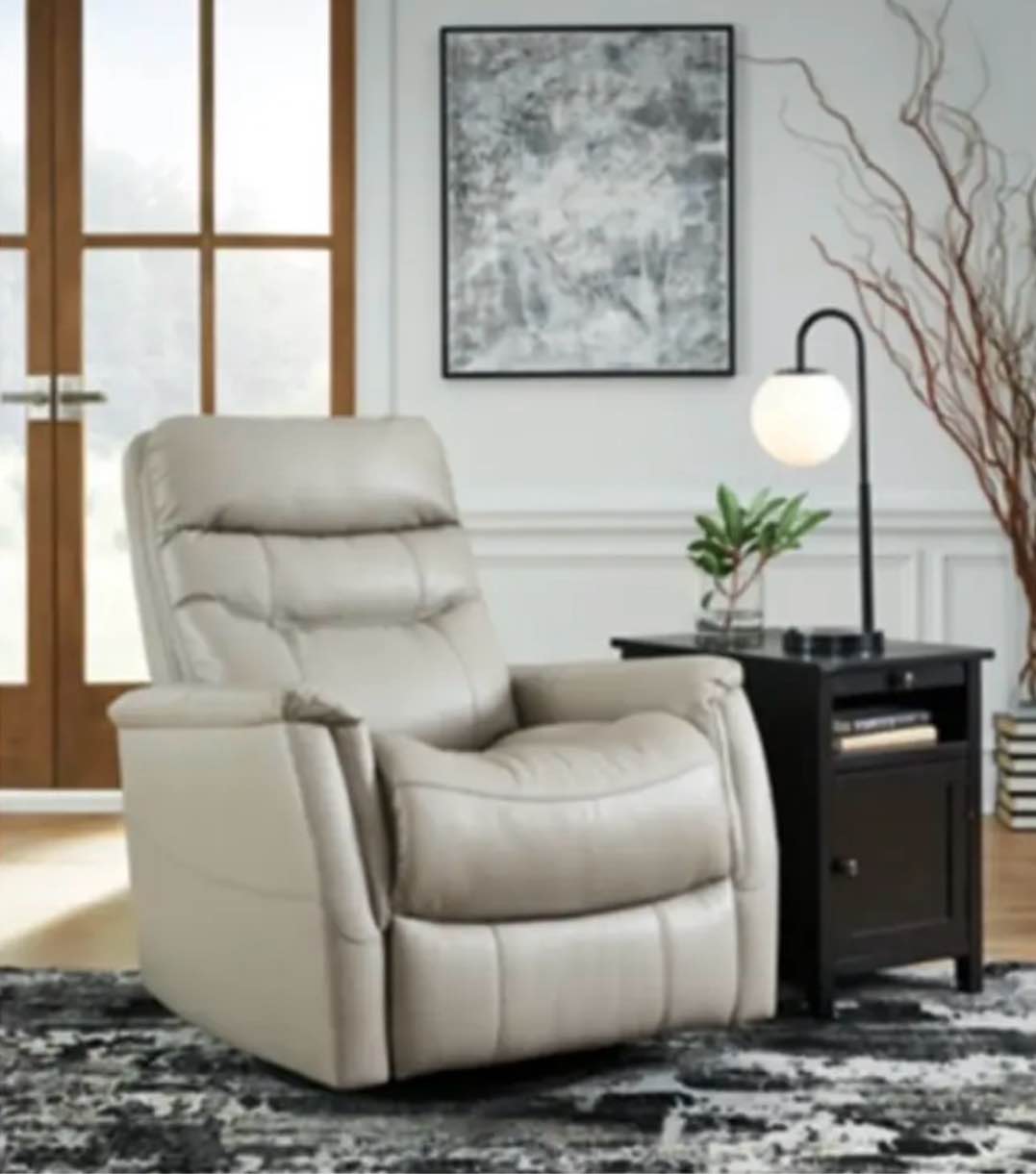 Riptyme Swivel Glider Recliner (Dove Gray)