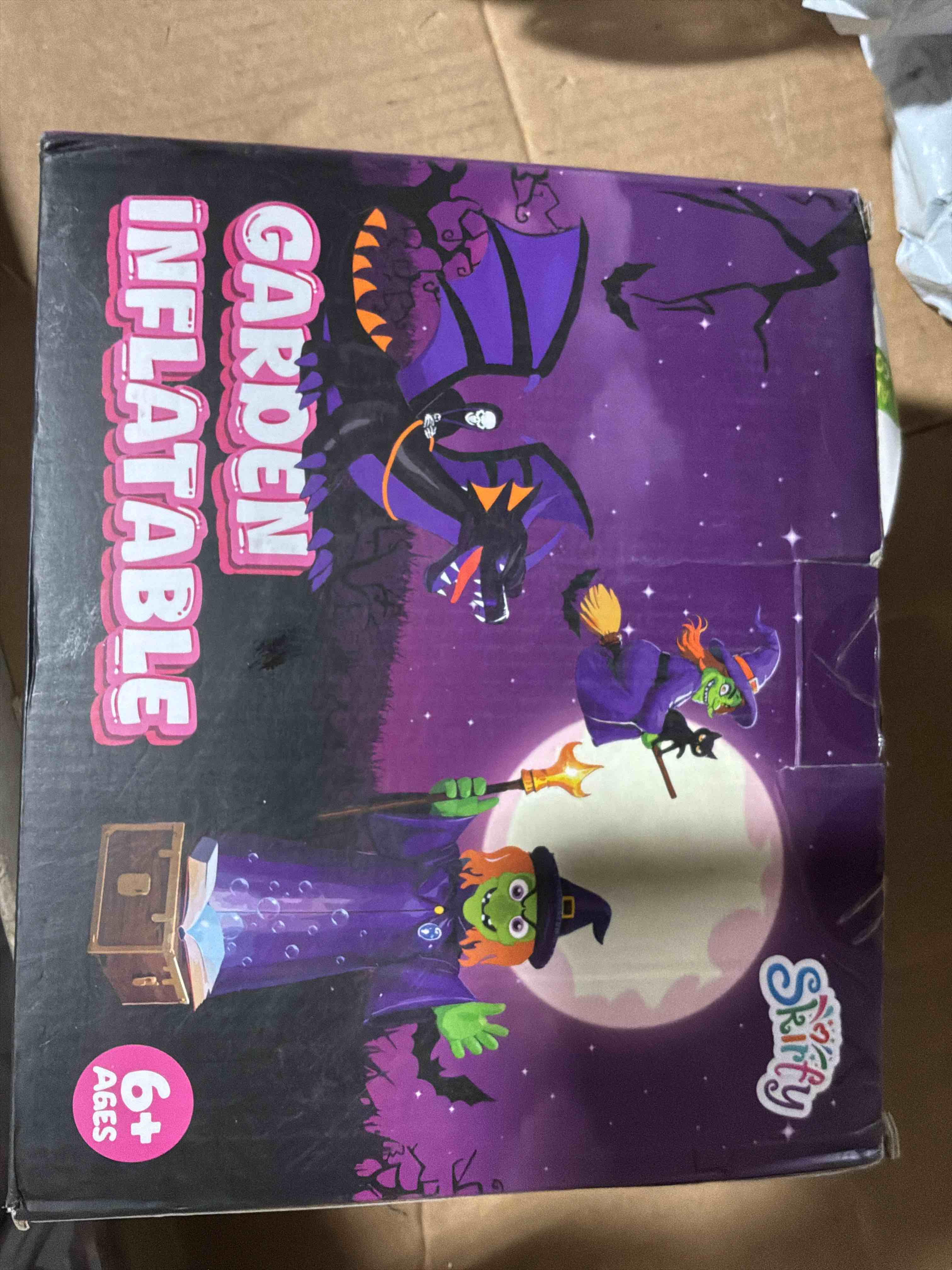 Condition photo showing New/Like New for Skirfy Inflatable Costume for Kid,Lights Up Funny Aliens Halloween Costumes,Boys Girls Blows Up Costume,Aliens Abduction Cosplay for Kids 6-8 8-10,Halloween,Easter,Thanksgiving Cosplay Events Party