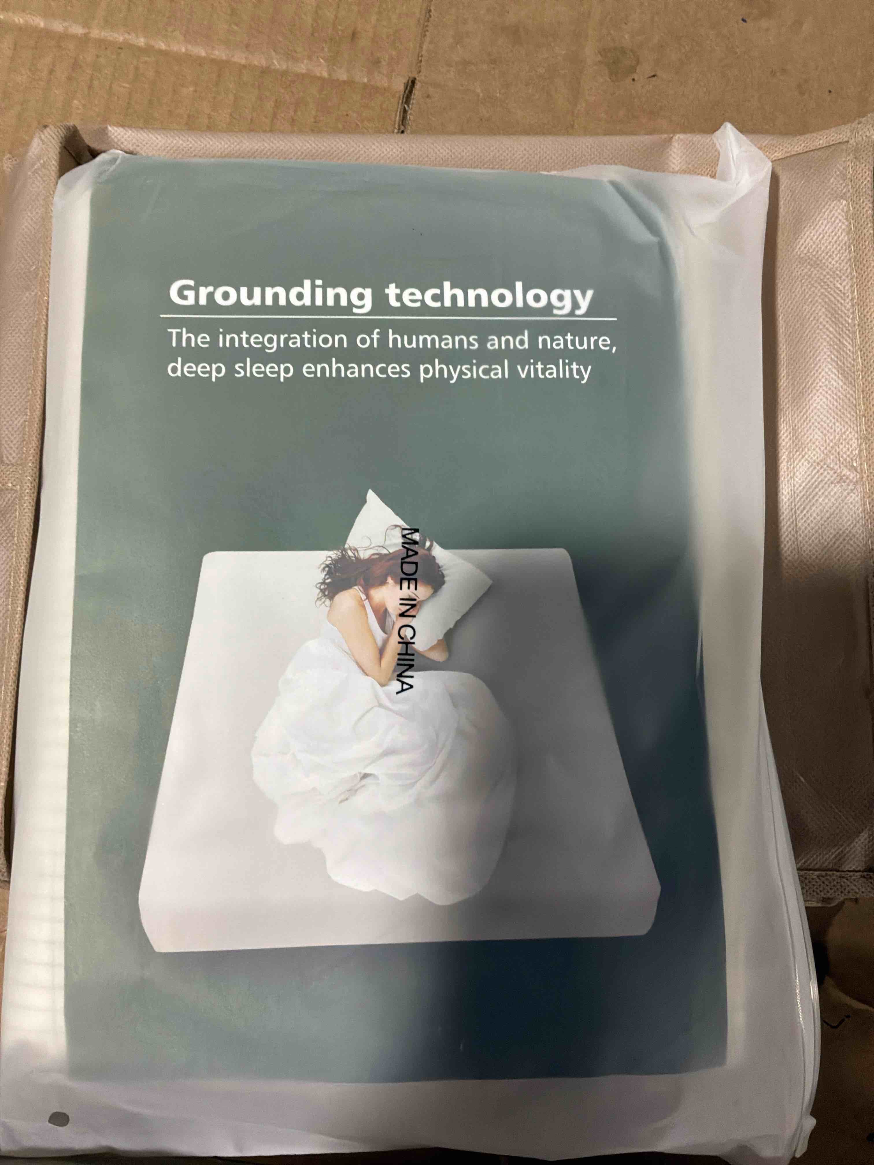 organic grounding sheet king deep pocket grounding fitted sheet, earthing grounding sheets for better sleep anti-static bed sheet grounding bedsheet for wellness (white, king)