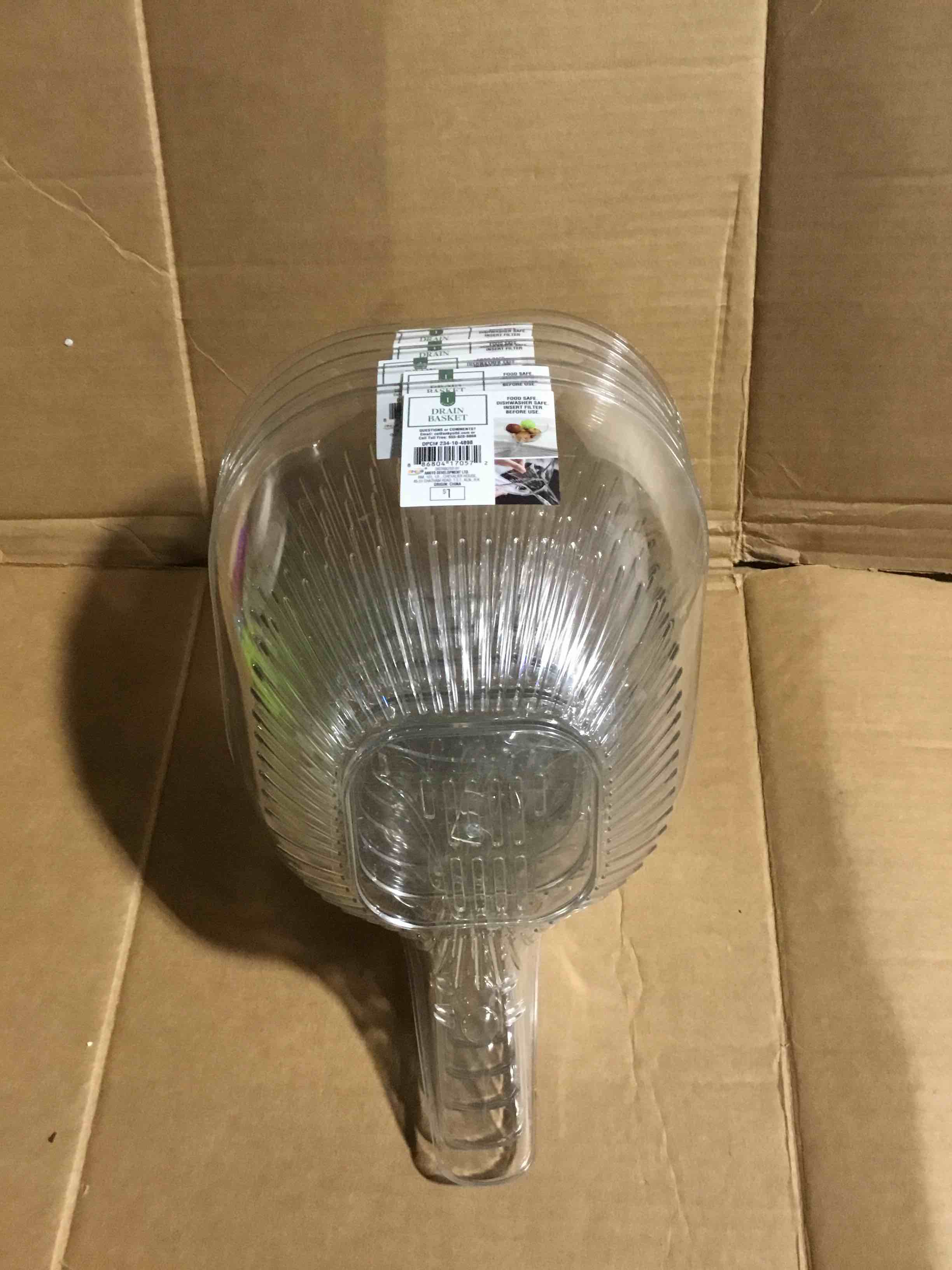 Condition photo showing New/Like New for Pack of 5 Fruit Strainer - Fruit Washing Bowl and Rice Washer with Side Drainer, Kitchen Gadgets for Cleaning Fruits, Vegetables, Beans, Pasta, Home, Restaurant, Meal Prep, and Healthy Cooking