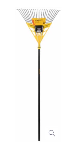 Stanley® Accuscape™ Poly Steel Rake - Yellow