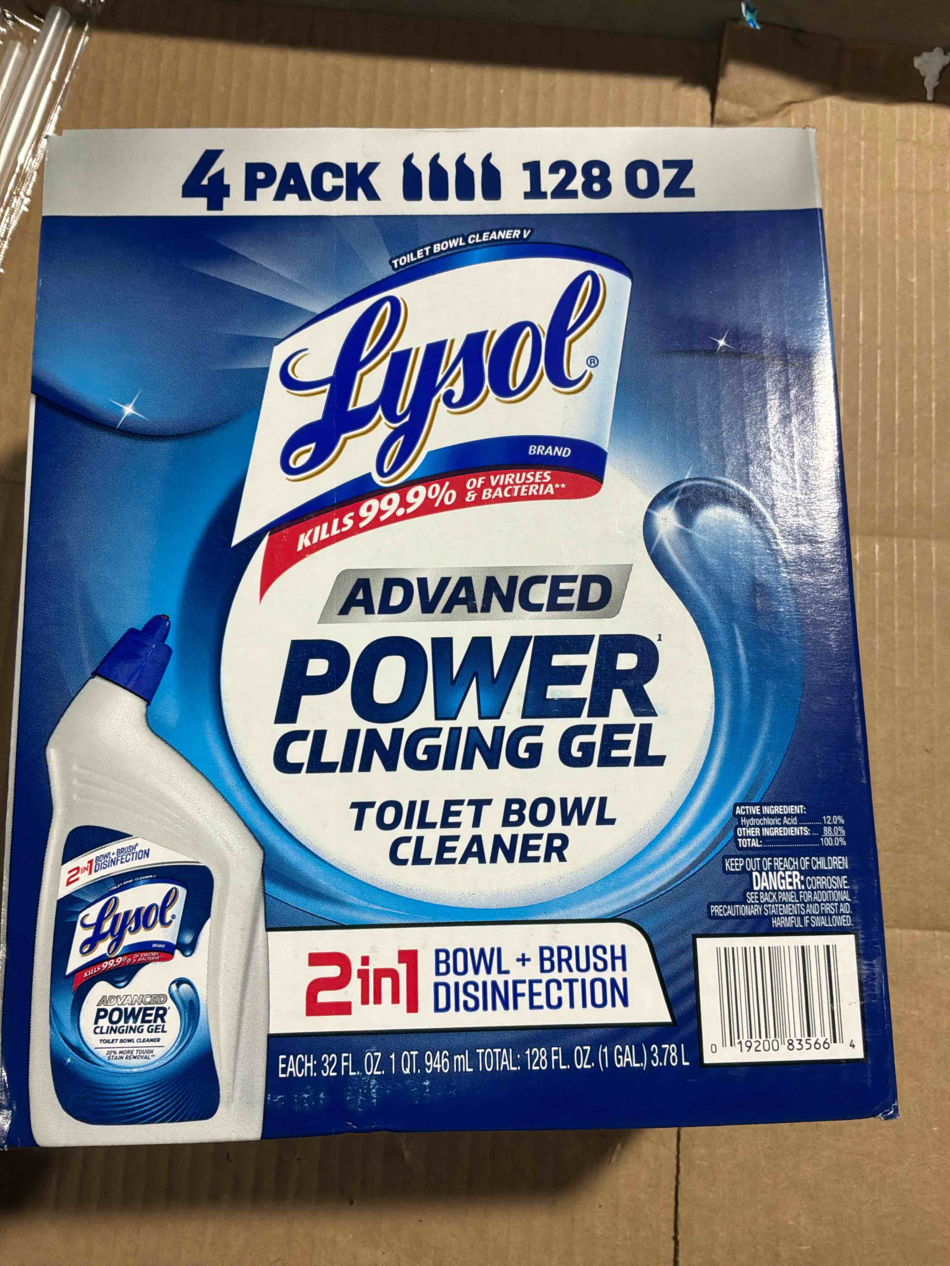 Condition photo showing Good Condition for Lysol Advanced Toilet Bowl Cleaner 32 Ounce (4 Pack)