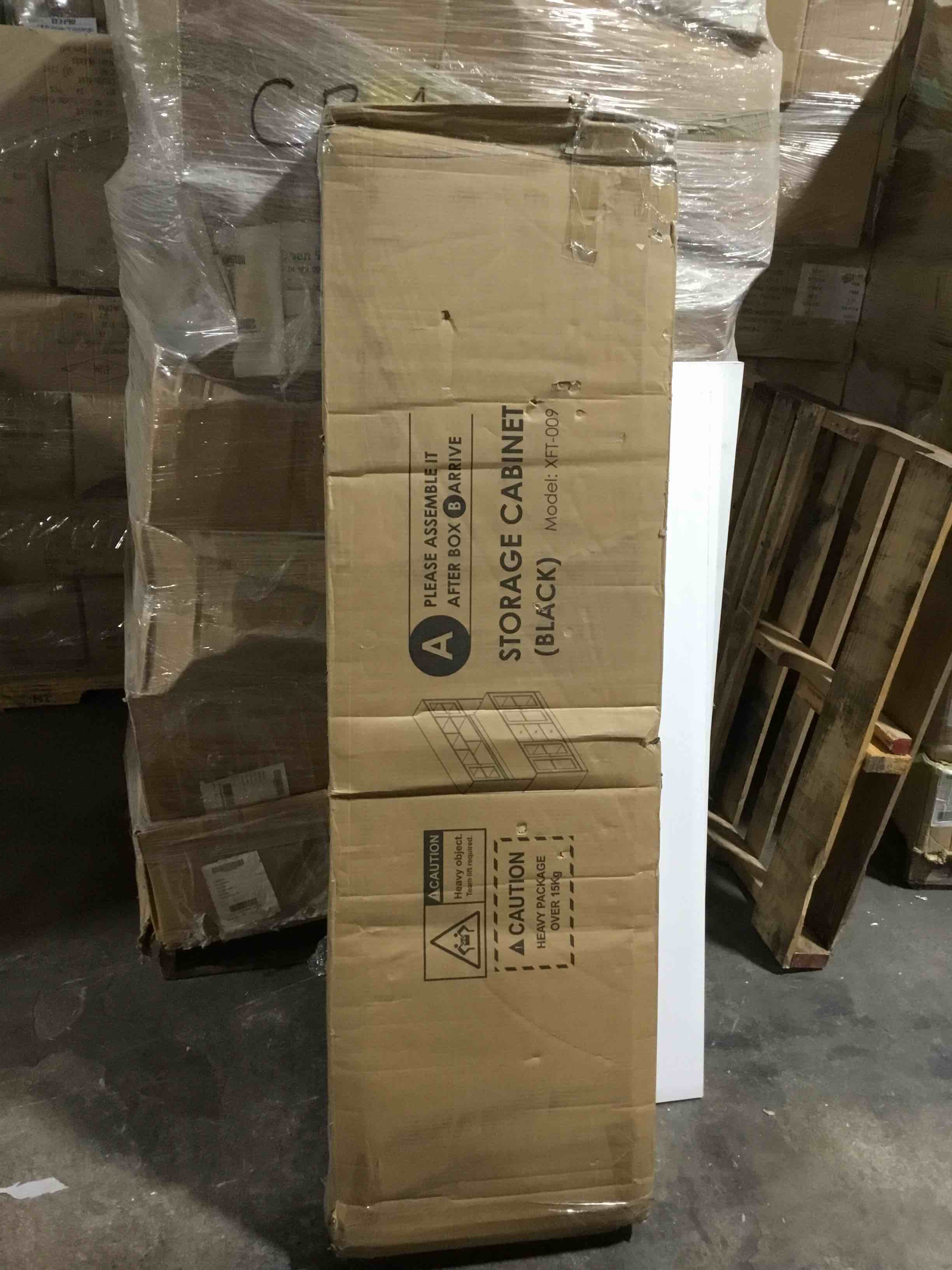 Condition photo showing New/Like New for Large Kitchen Hutch Cabinet Storage Model XFT-009 (incomplete one box only)