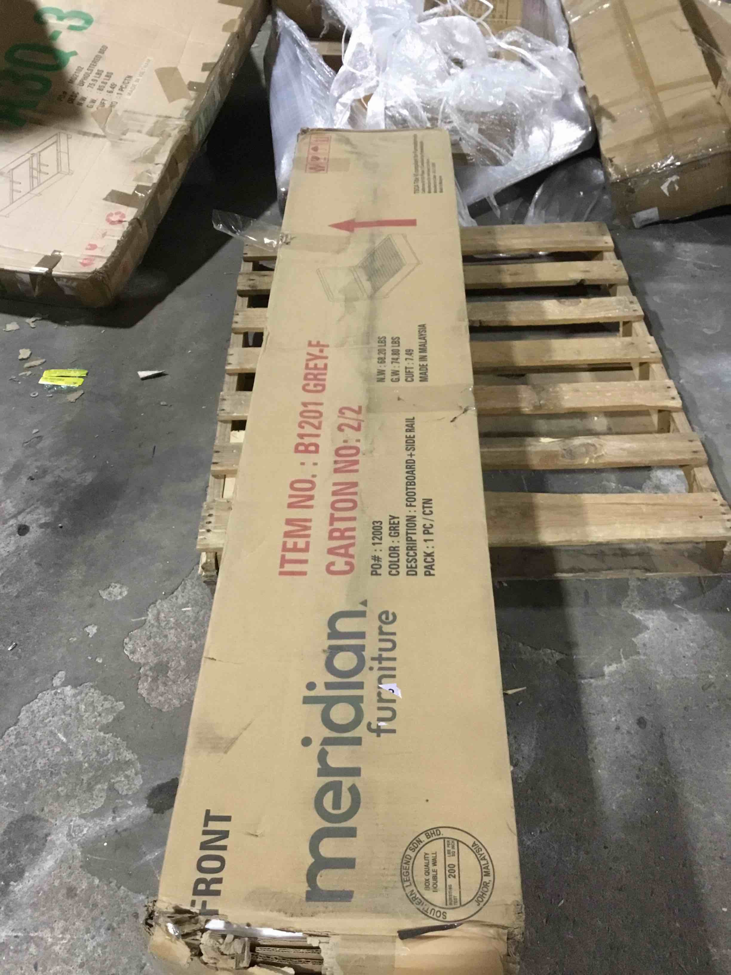 Condition photo showing New/Like New for FootBoard + Side Rail 