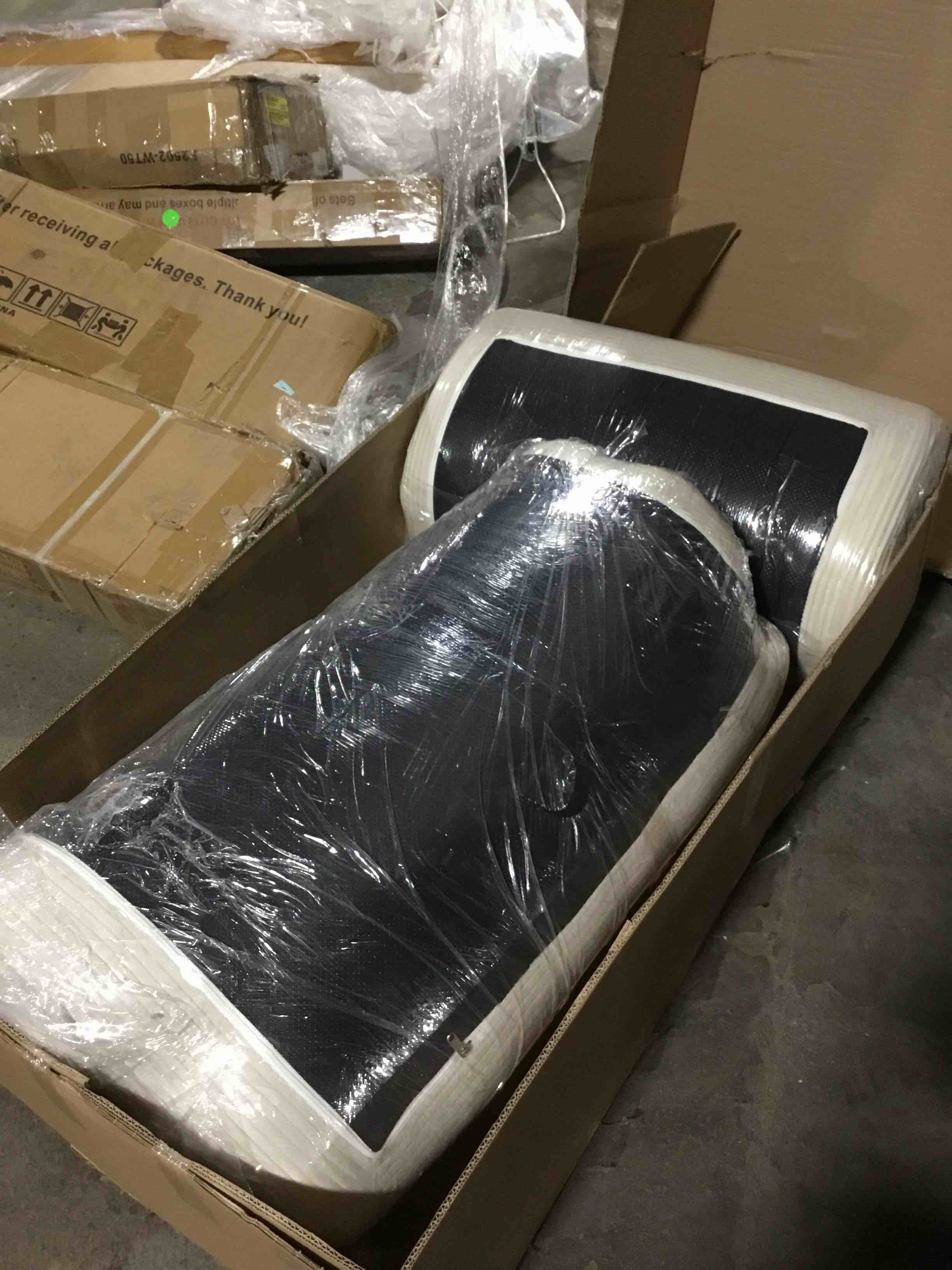 Condition photo showing New/Like New for 99 inch Boneless Couch With Chaise( Incomplete)