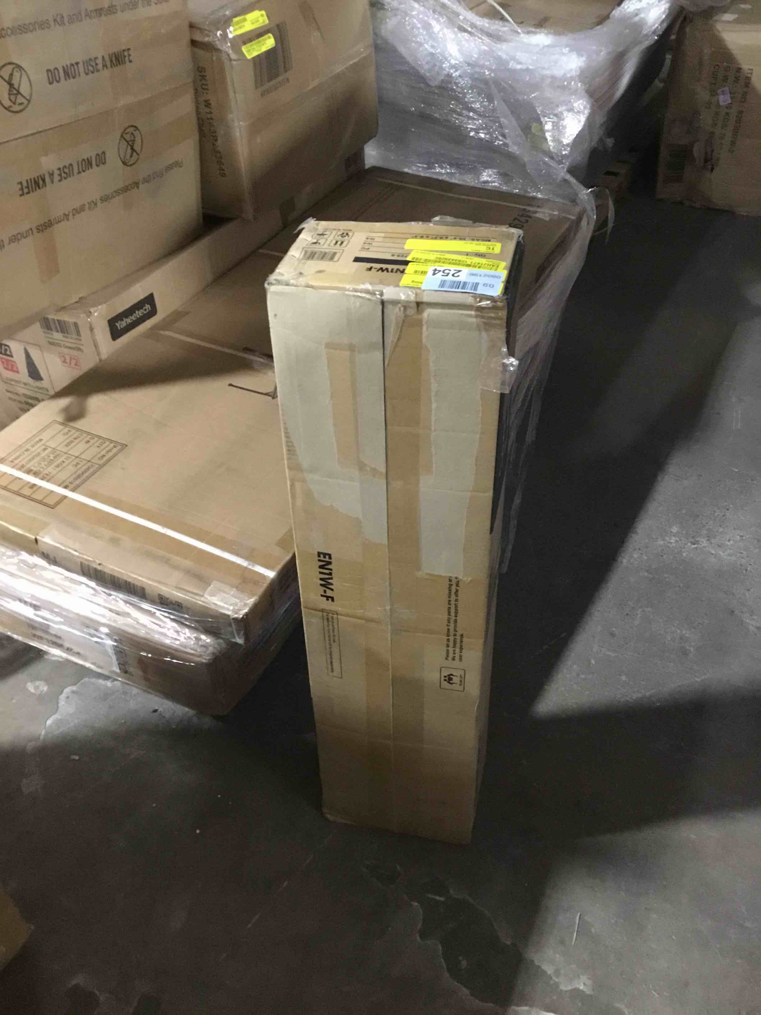 Condition photo showing New/Like New for FLEXISPOT EN1 One-Piece Standing Desk, 48"x24" Seamless Desktop Electric Height Adjustable for Home Office, Study Rooms & Multi-Device