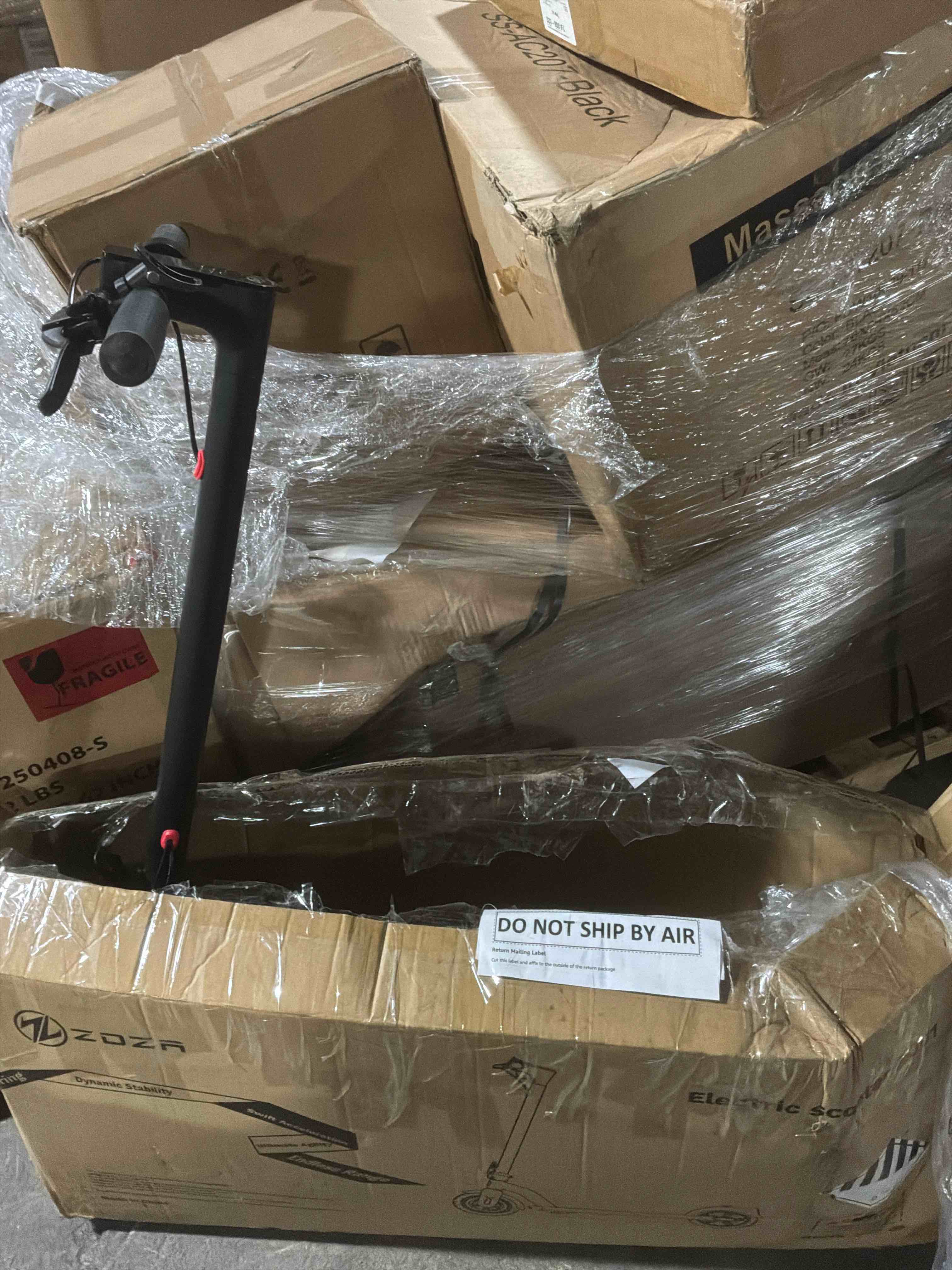 Condition photo showing As Is for Maxshot Electric Scooter, 8.5" /10" /14" Tire, 16/19/22 Mph Top Speed, 12/16/21/27/28/49/50 Miles Long Range, Folding Escooter for Adults and Kids with Seat Bag, Dual Braking, Dual Suspension, App