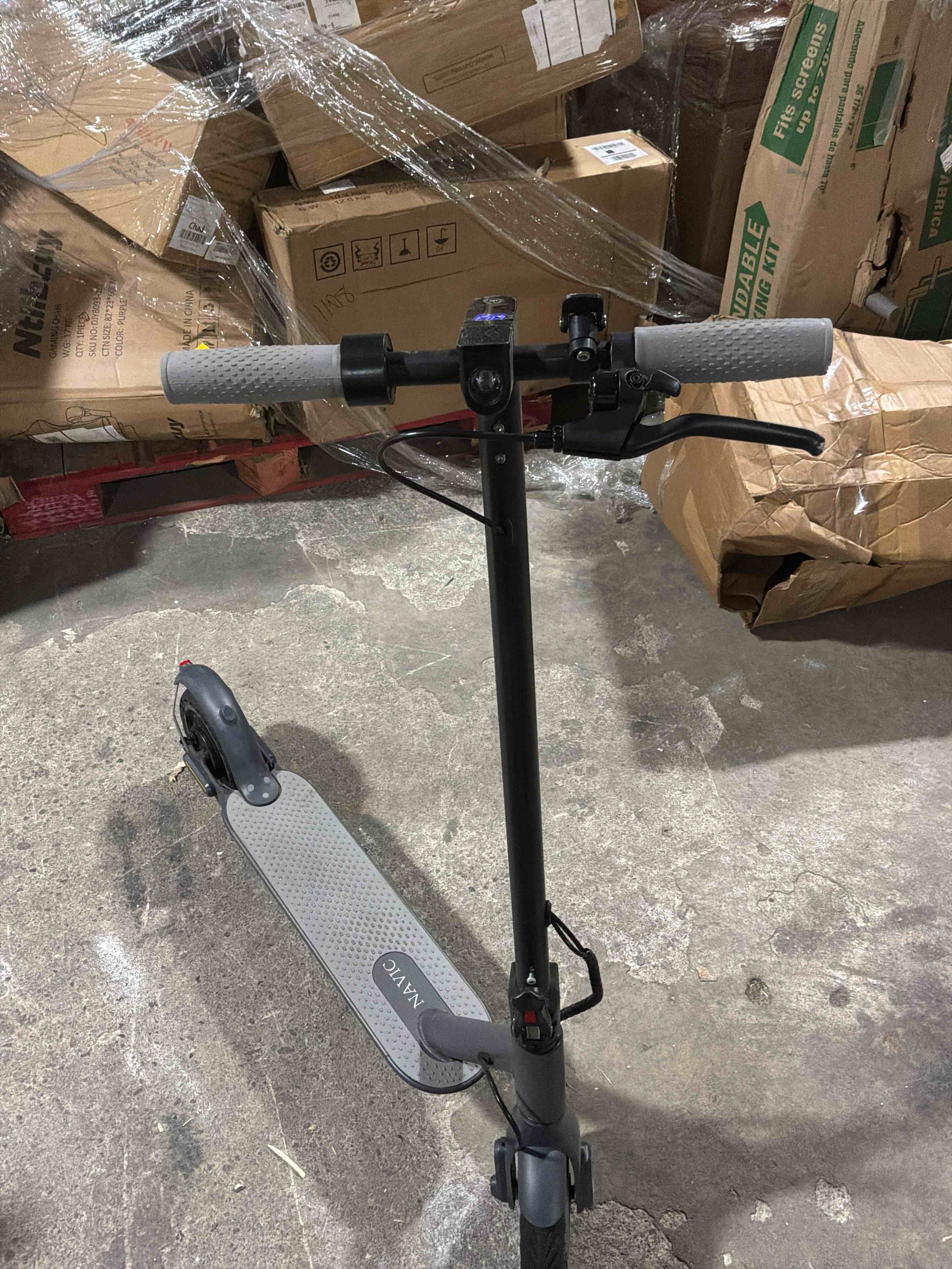 Condition photo showing Good Condition for NAVIC T5 Electric Scooter, Up to 19 Miles Range, 19 Mph Folding Commute Electric Scooter for Adults with 8.5" Solid Tires, Dual Braking System and App Control