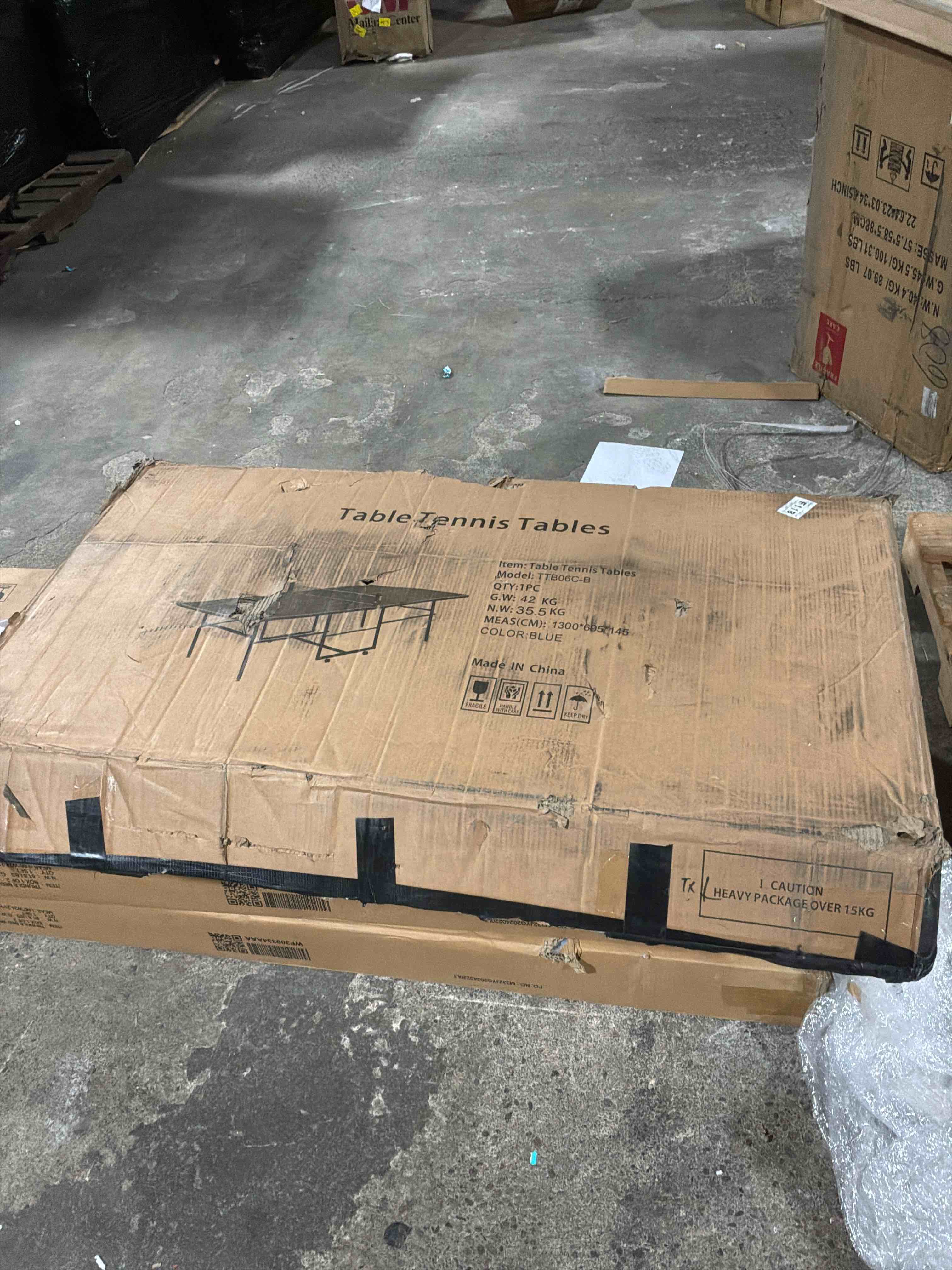 Condition photo showing Good Condition for IUNNDS Portable Table Tennis Table 4.5/6/8/9FT Foldable Ping Pong Game Set for Indoor with Net and Post Set, 2 Paddles and 3 Balls