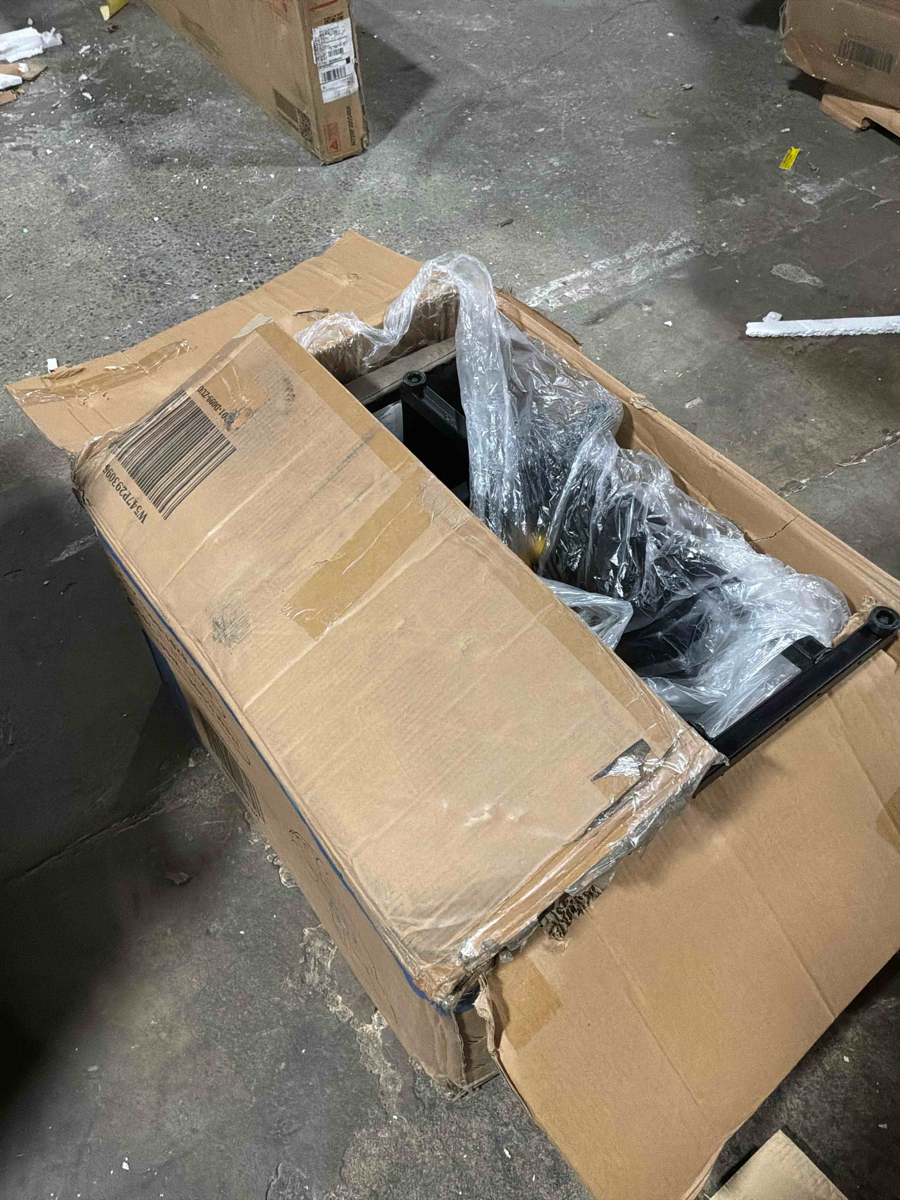 Condition photo showing Good Condition for CANMOV Manual Recliner Chair, Soft Fabric Overstuffed Recliner Single Sofa Chair for Living Room Bedroom, Heavy Duty and Safety Reclining Mechanism, Brown