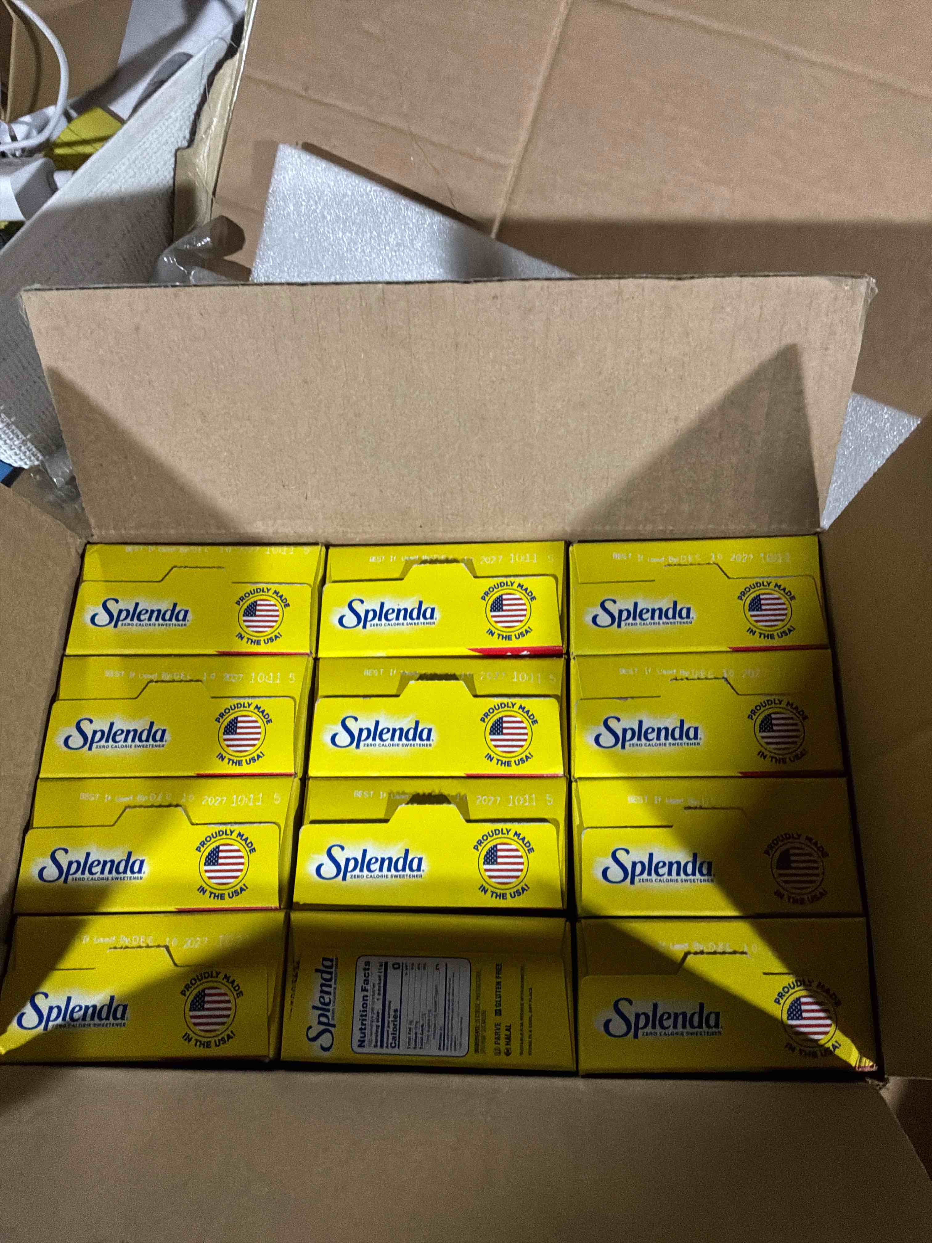 Condition photo showing New/Like New for Splenda No-Calorie Sweetener Packets, 100 Count (Pack of 12)