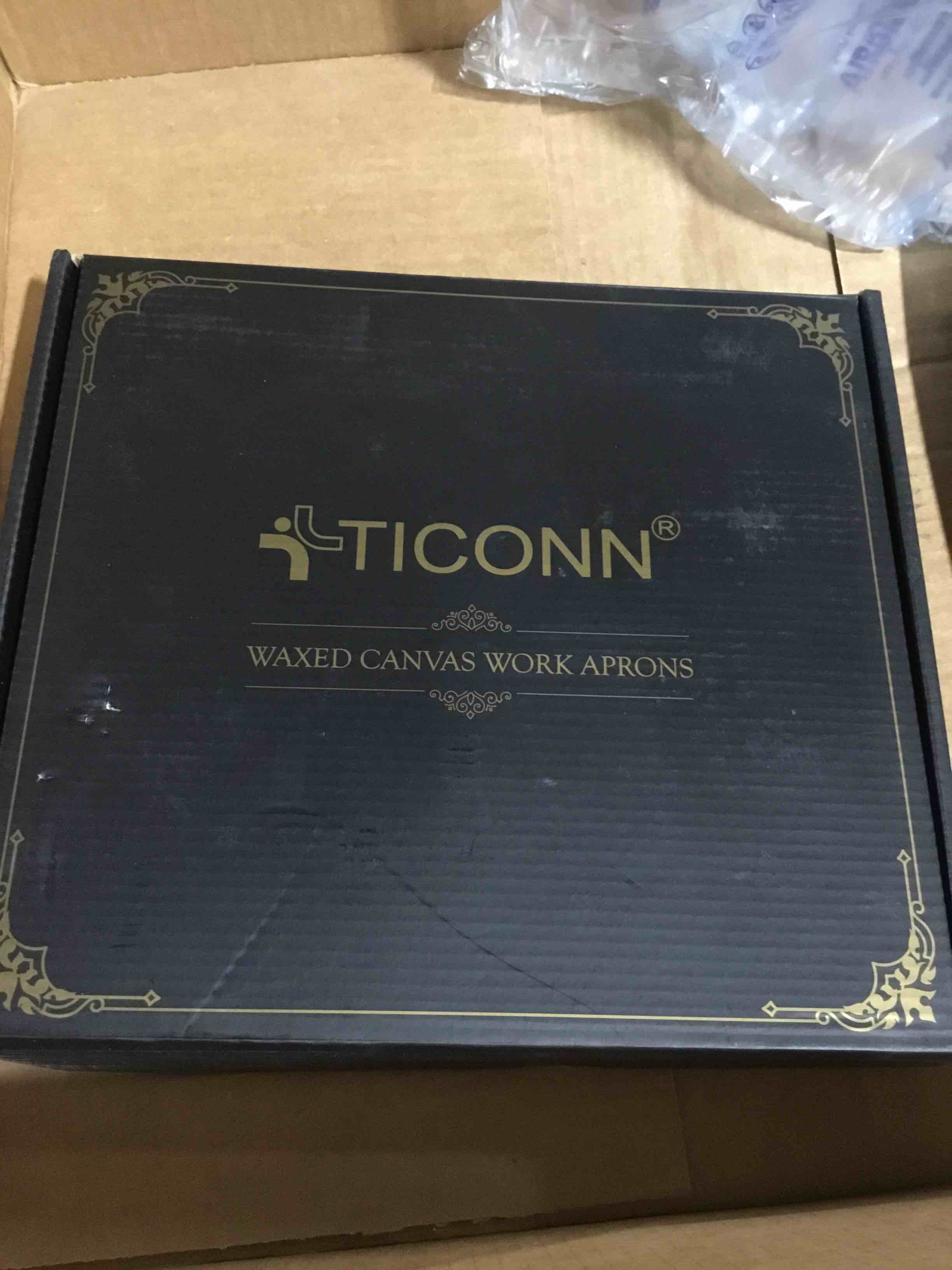 Condition photo showing New/Like New for Heavy Duty Waxed Canvas Apron, 16oz Thick Canvas Multi-Functional Work PRO Apron