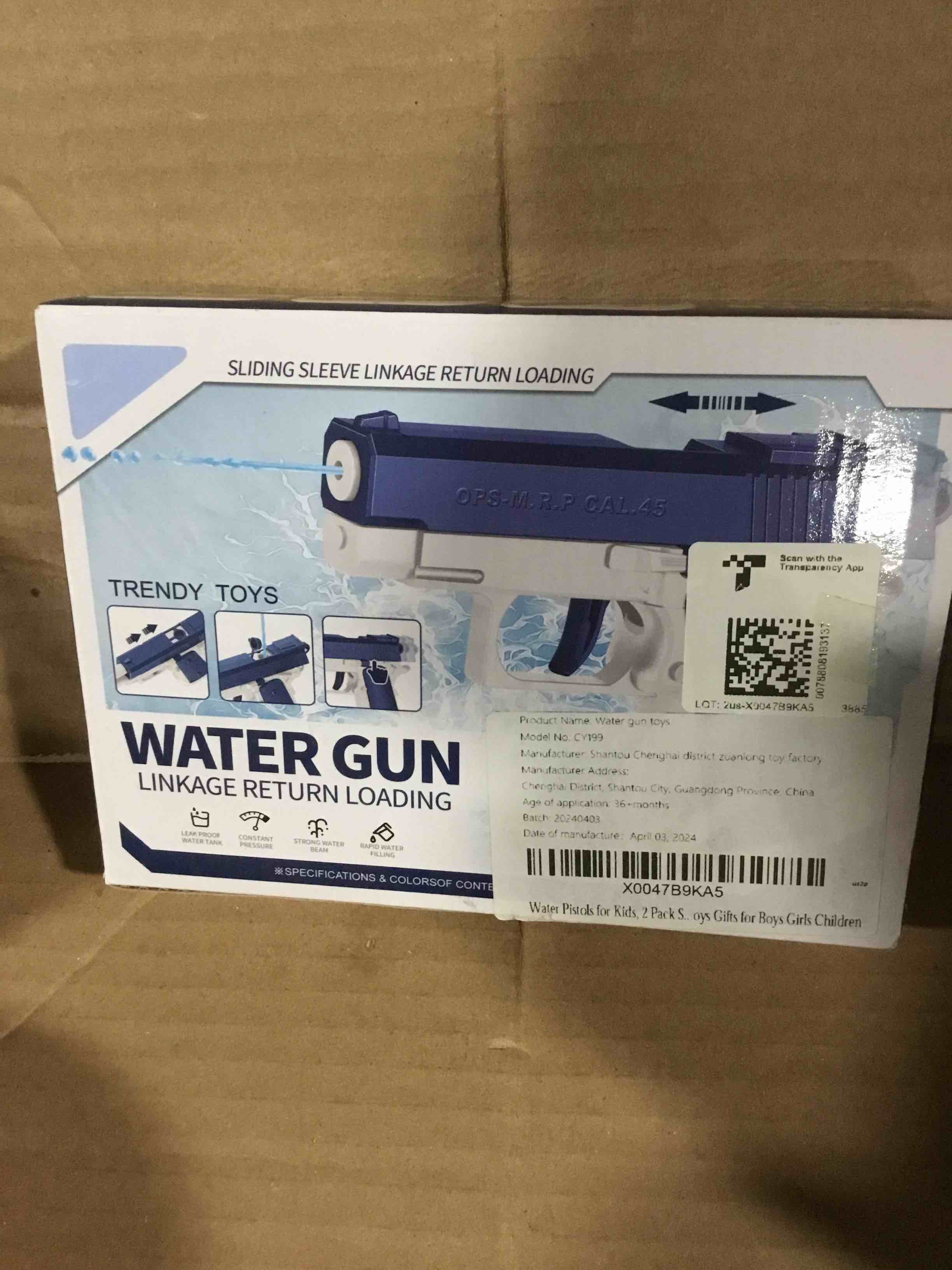 Condition photo showing New/Like New for Water Gun Linkage Return Loading 