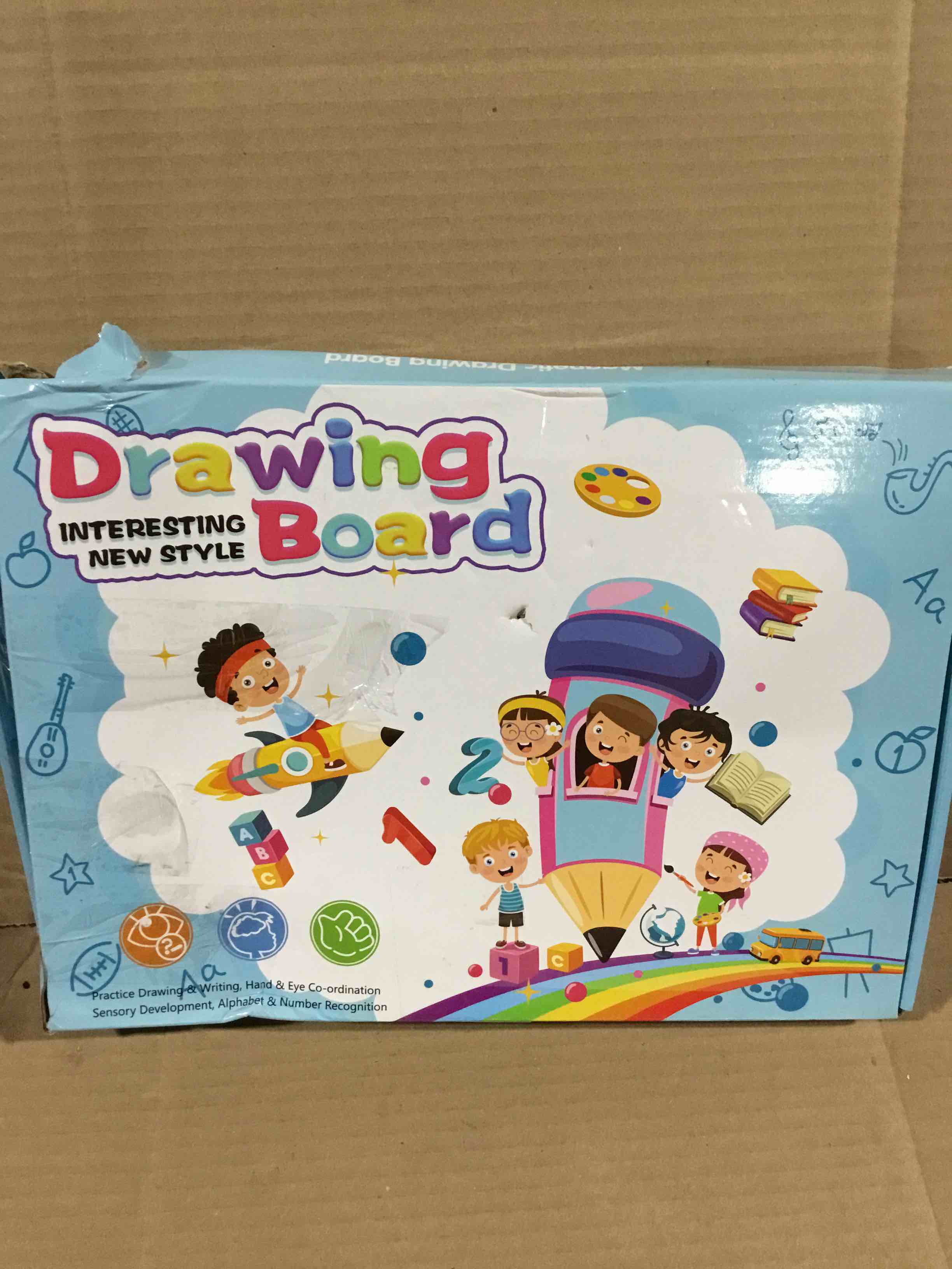 Condition photo showing As Is for Toddler Toys,Toys for 3-4 Year Old Girls,Magnetic Drawing Doodle Board for Toddler s Birthday Gifts Pink