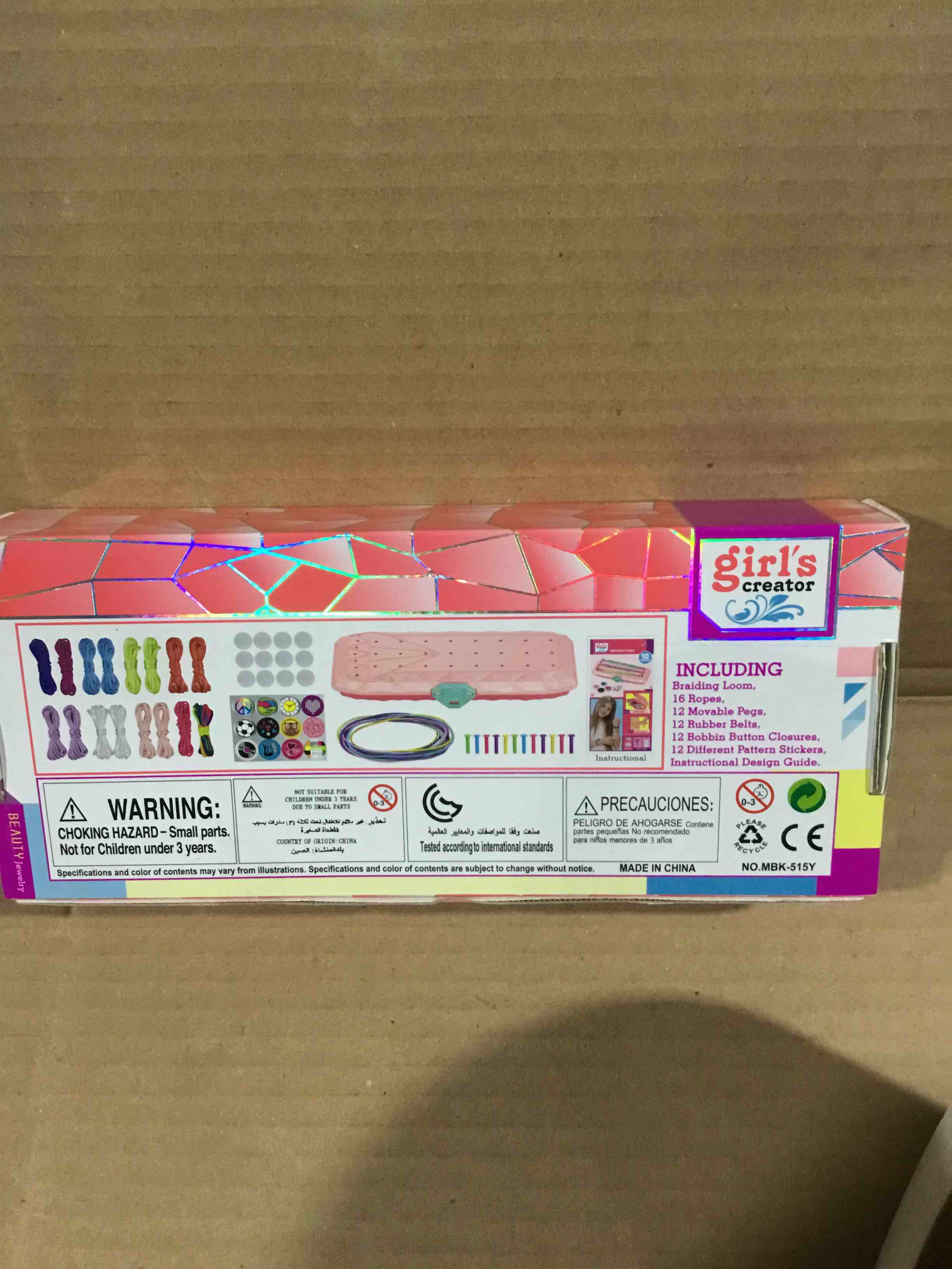 Condition photo showing New/Like New for Girls Creator Braiding Bracelet
