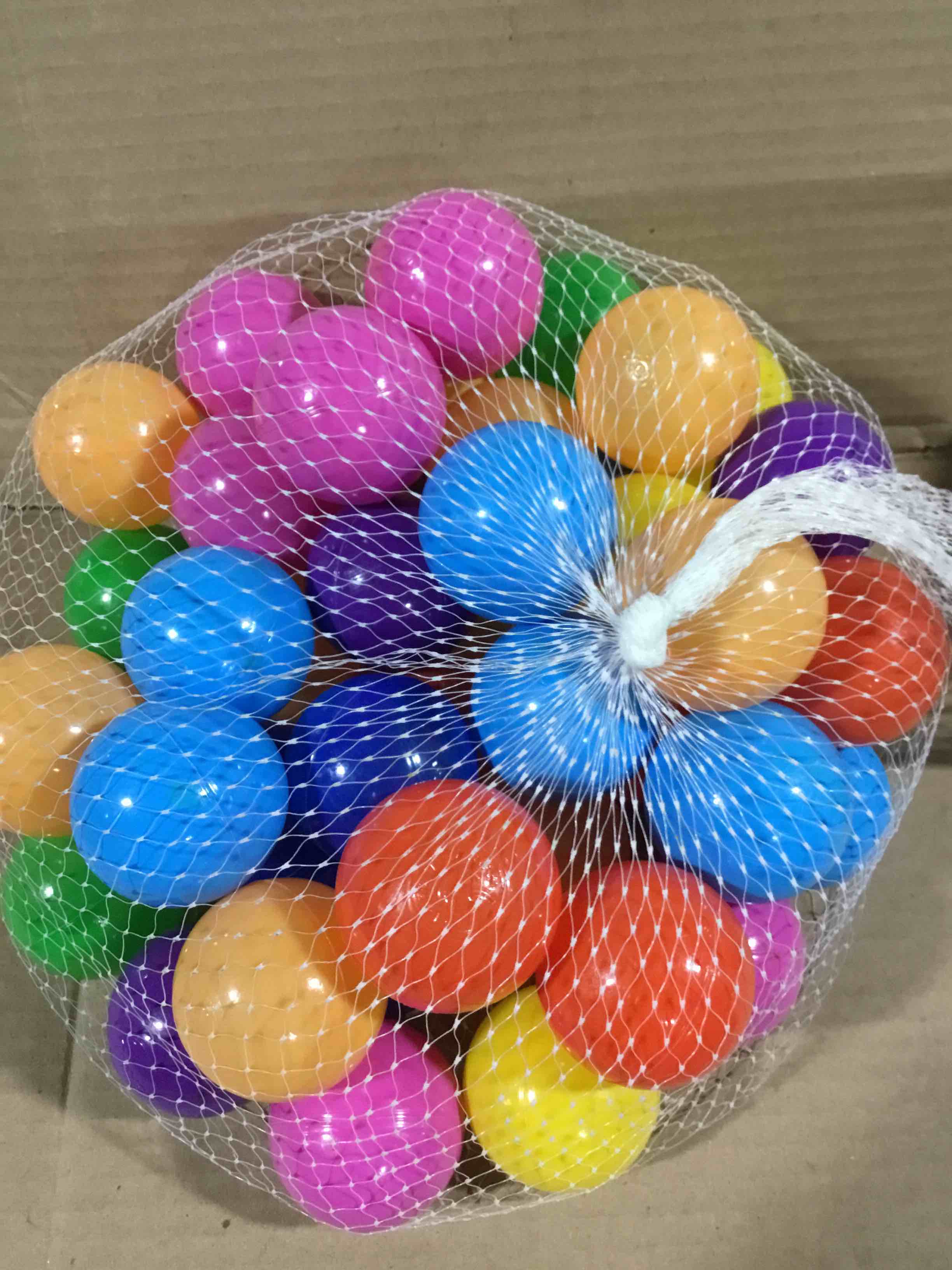 Condition photo showing New/Like New for LANGXUN 50 100 200 Soft Plastic Ball Pit Balls for Kids, Gift for Baby Toddler Birthday Christmas, Ball Pit Play Tent, Baby Kiddie Pool Water Toys, Party Decoration 50 Balls, 7 Rainbow Colors