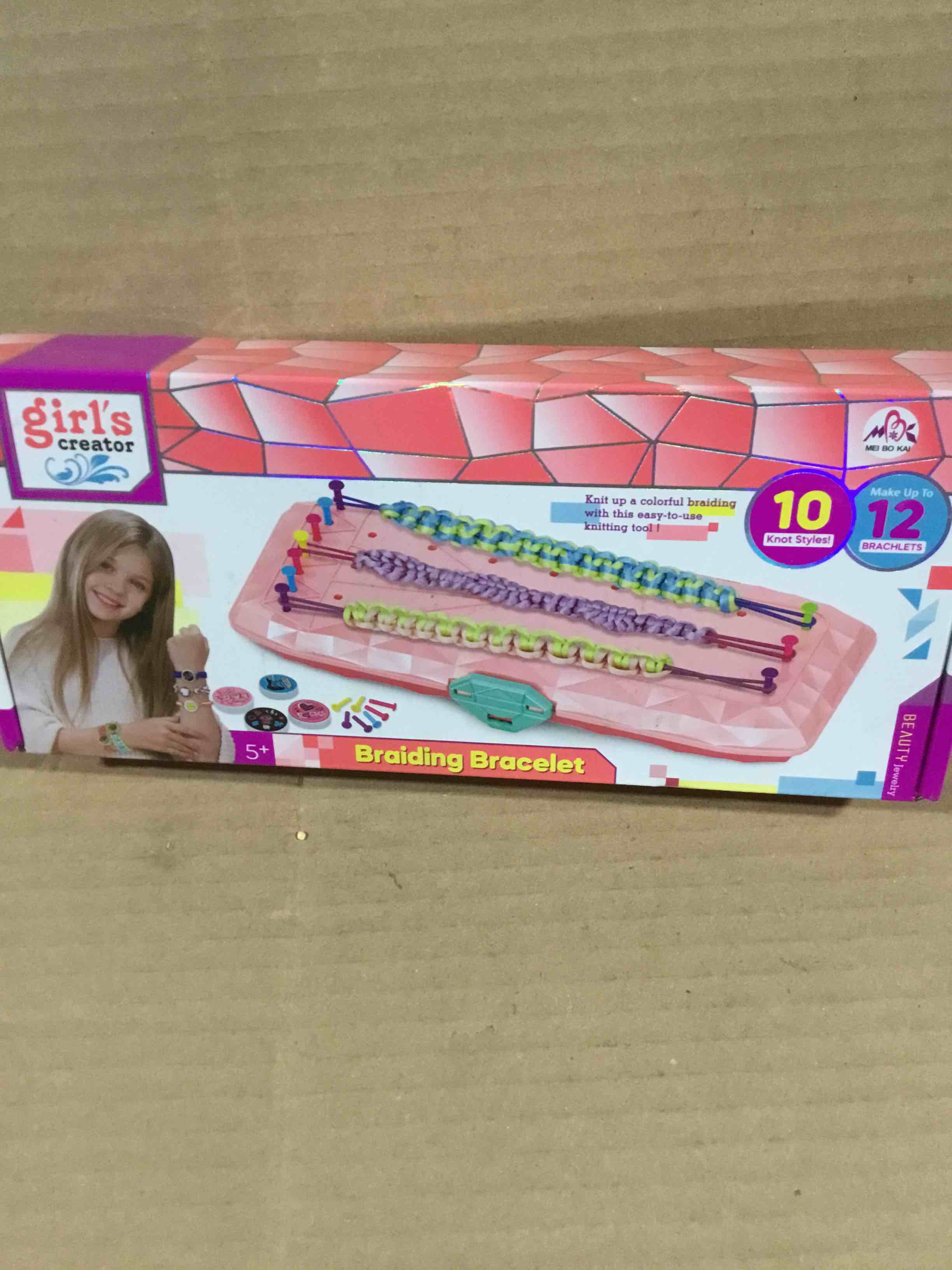 girls creator braiding bracelet