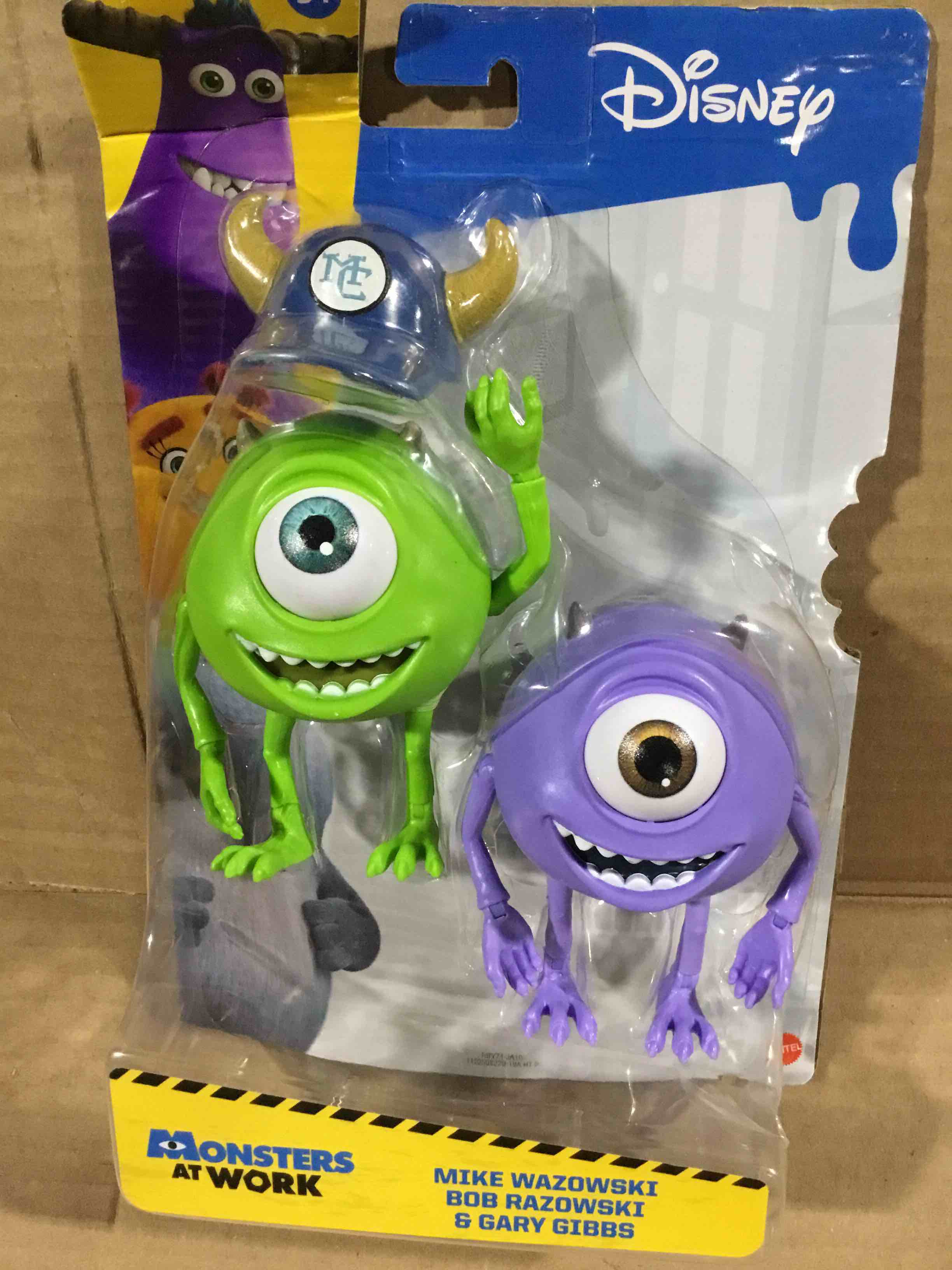 Condition photo showing New/Like New for Monsters at Work Mike Wazowski Bob Razowski & Gary Gibbs