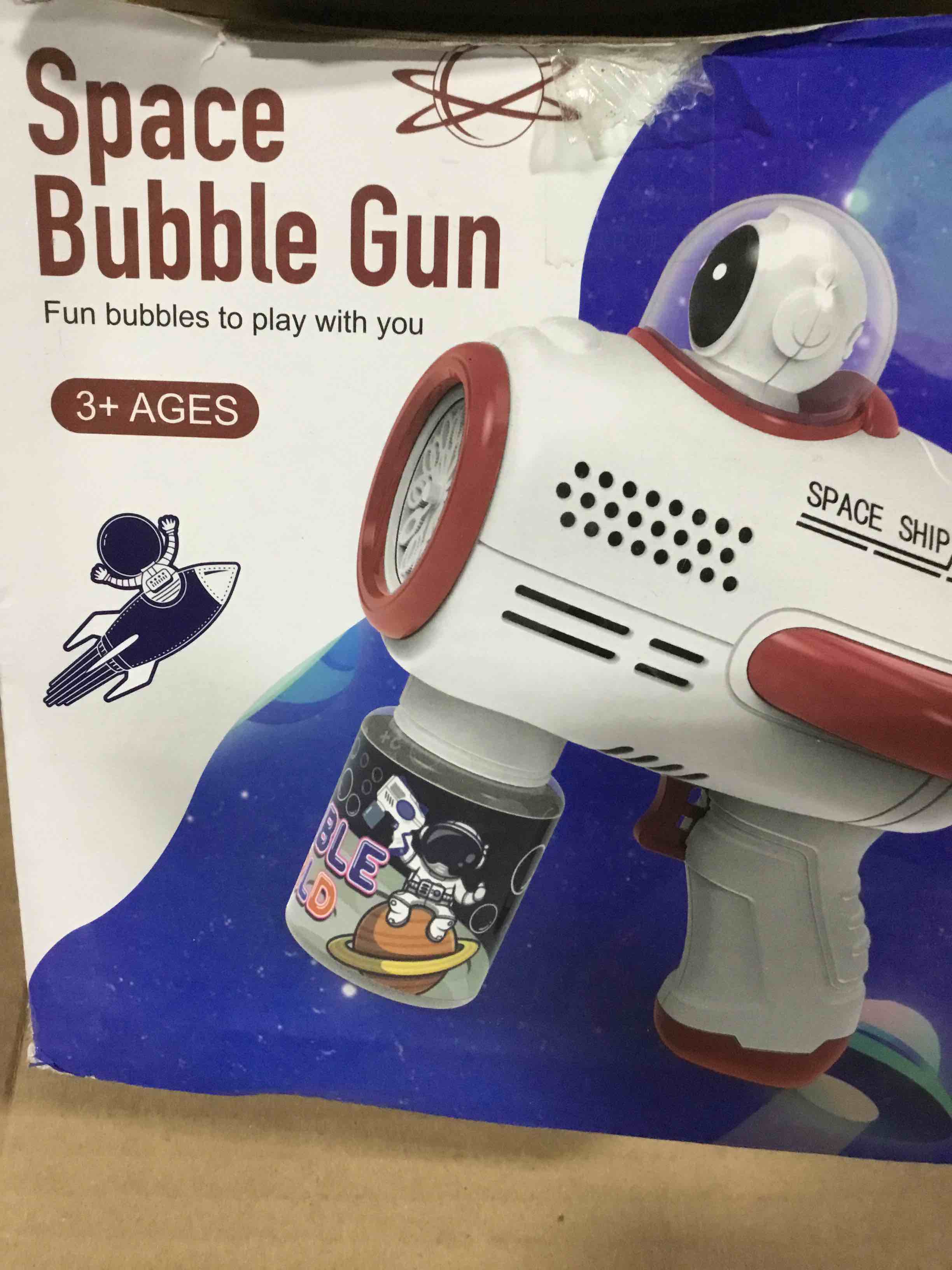 Condition photo showing New/Like New for Space Bubble Gun 