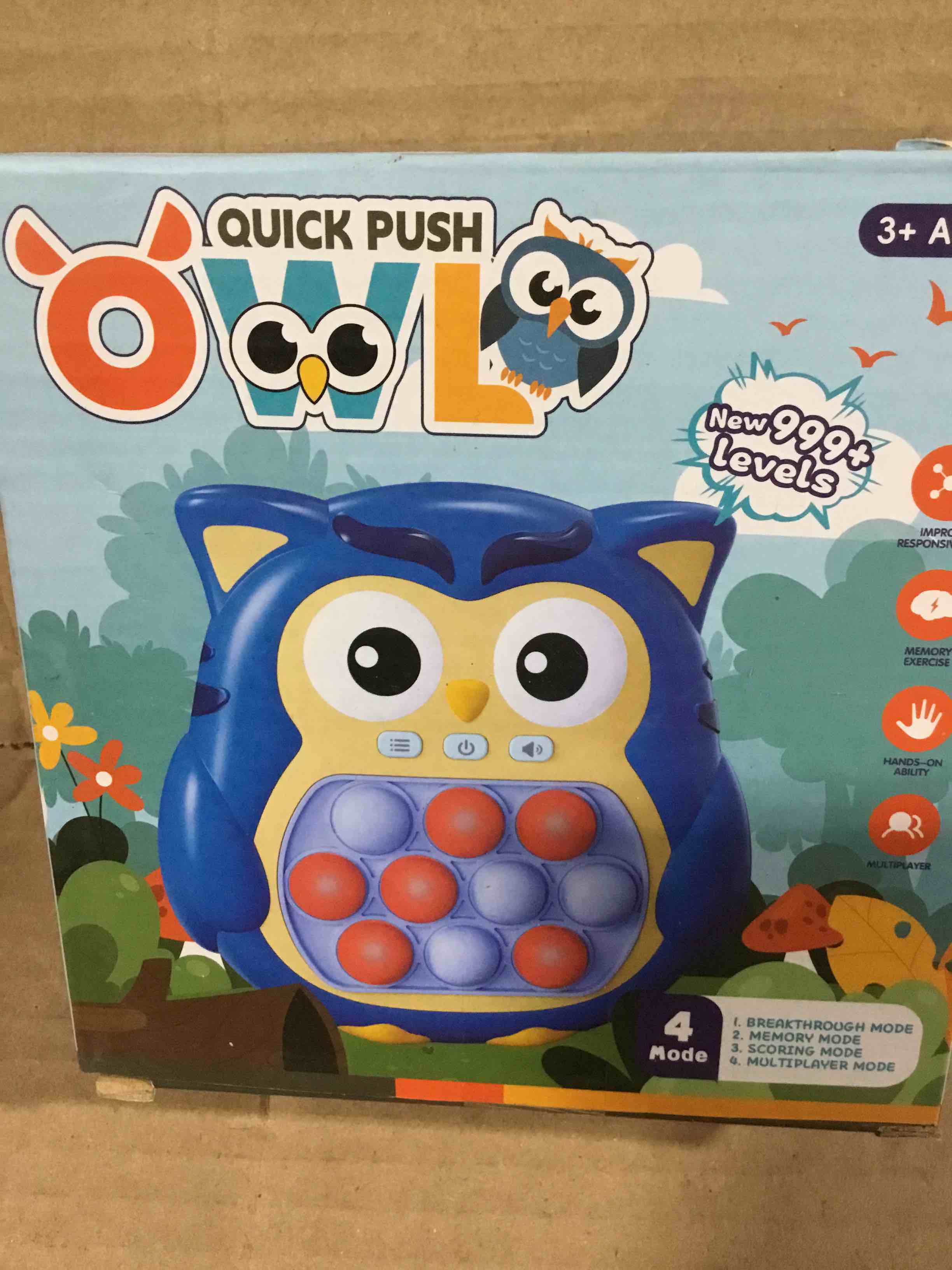 Condition photo showing New/Like New for Quick Push Owl 