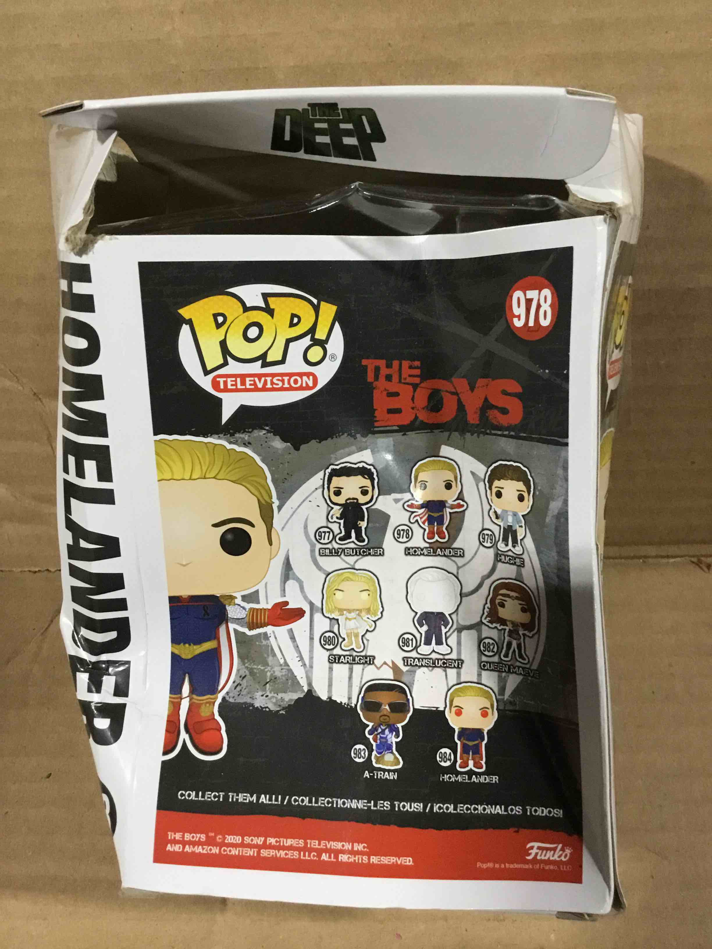 Condition photo showing New/Like New for Pop Television The Boys Homelander 